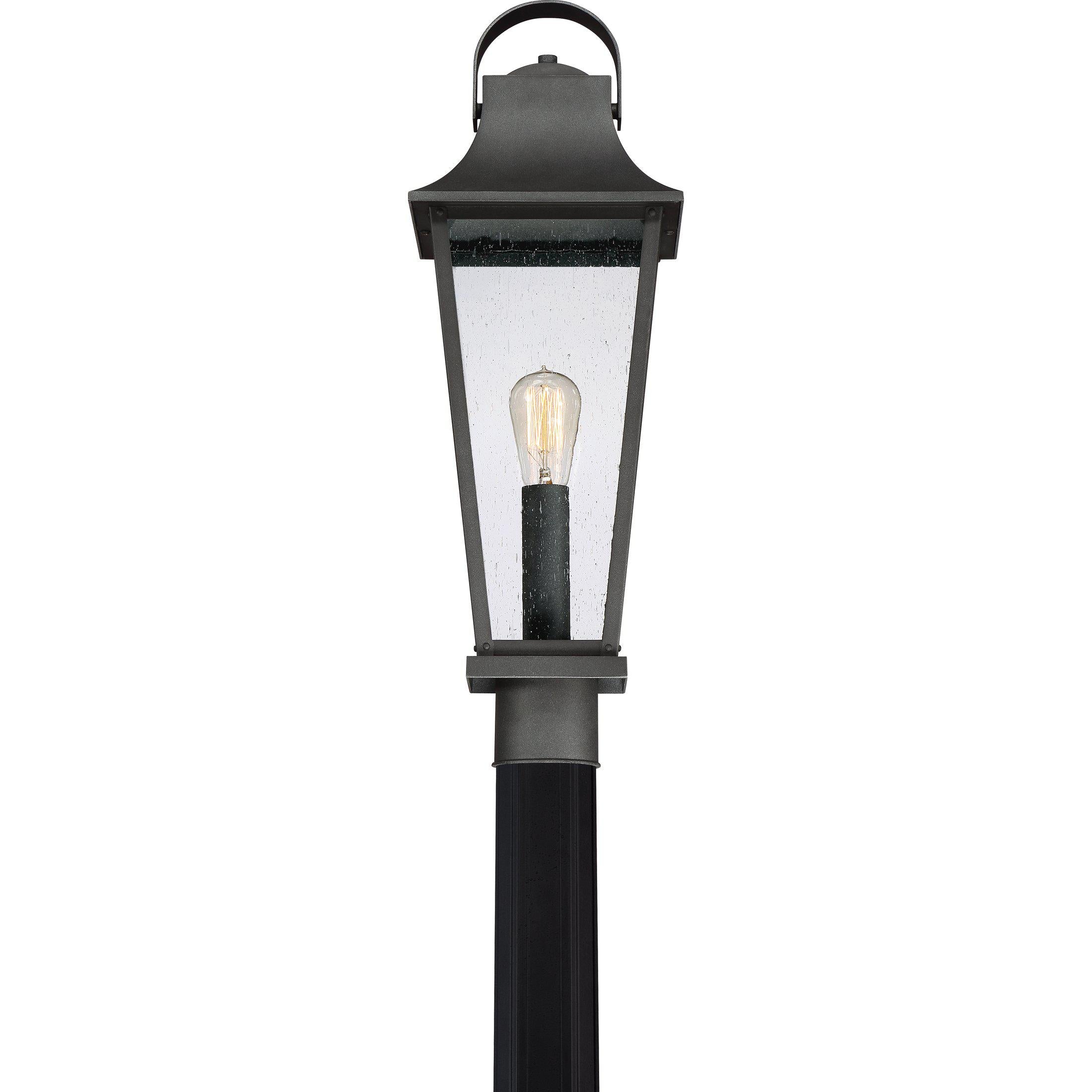 Quoizel Galveston Outdoor Lantern, Post