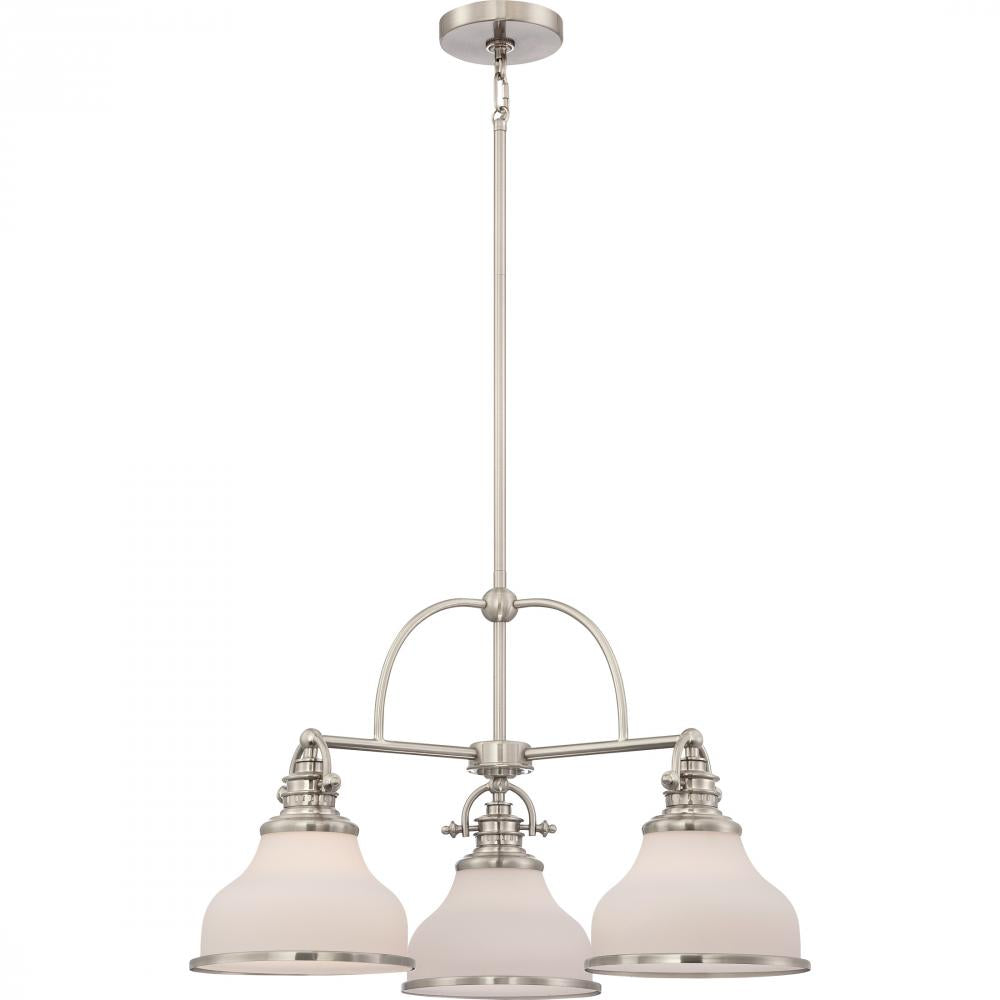 Quoizel Grant Three Light Chandelier GRT5103IS