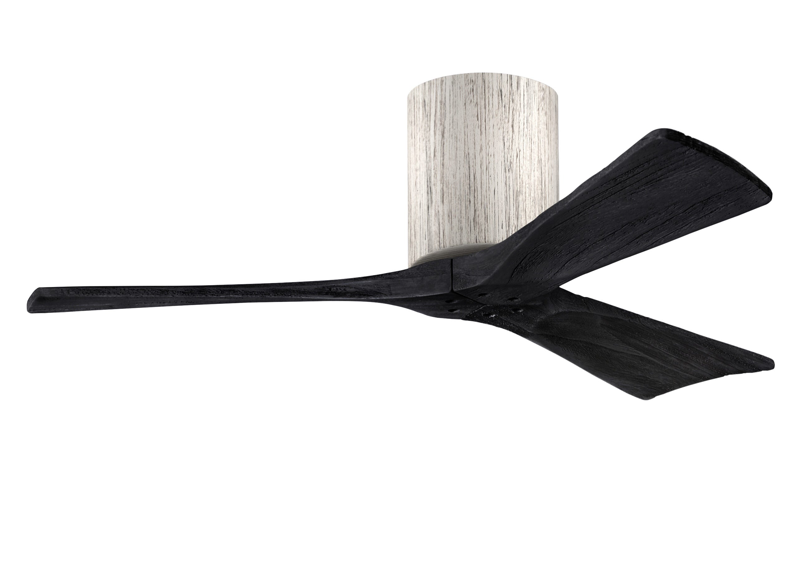 Matthews Fan Company Irene-3H 42" Flush Mounted Ceiling Fan Indoor Ceiling Fans Matthews Fan Company 42" Barnwood Matte Black