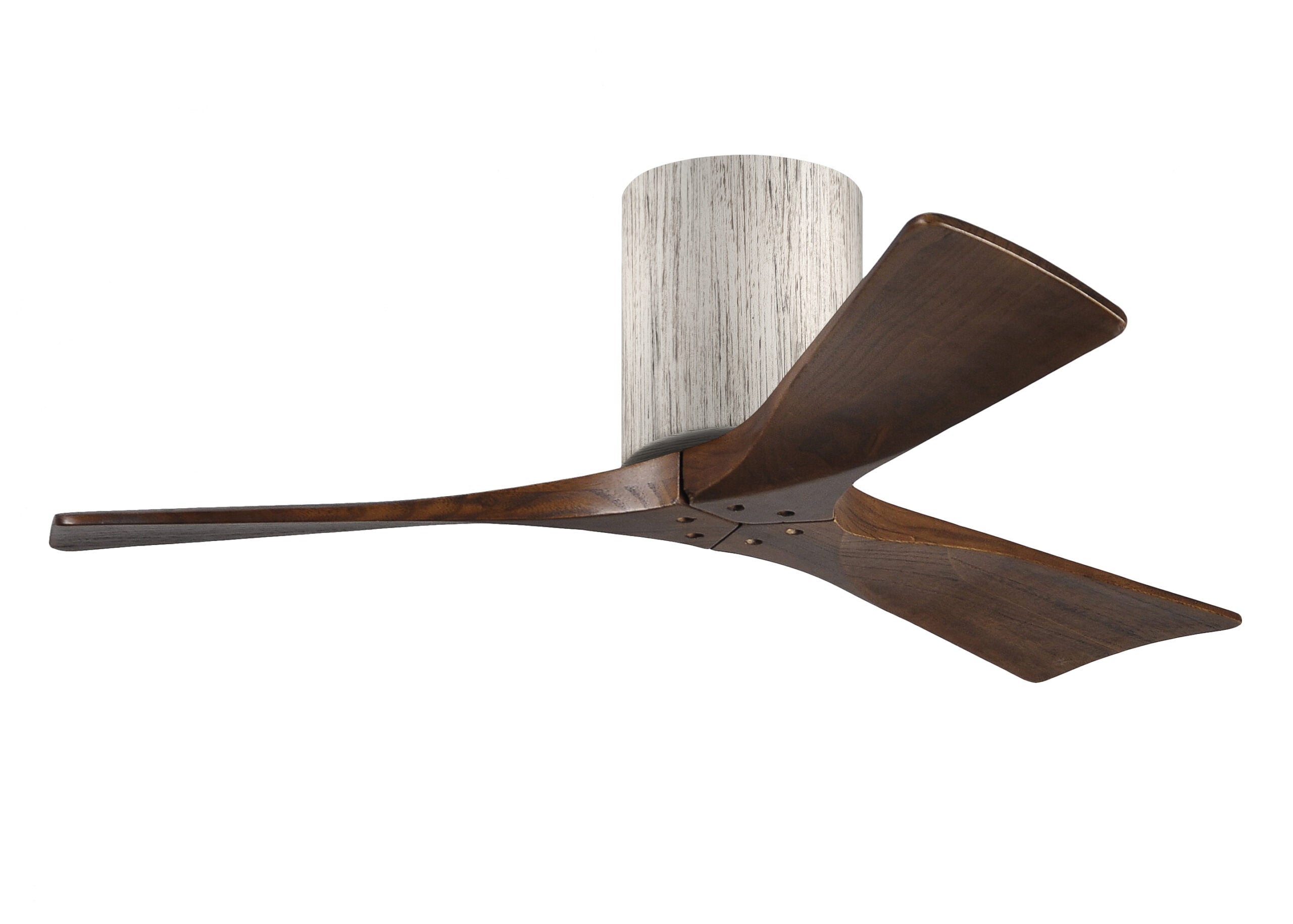 Matthews Fan Company Irene-3H 42" Flush Mounted Ceiling Fan Indoor Ceiling Fans Matthews Fan Company 42" Barnwood Walnut