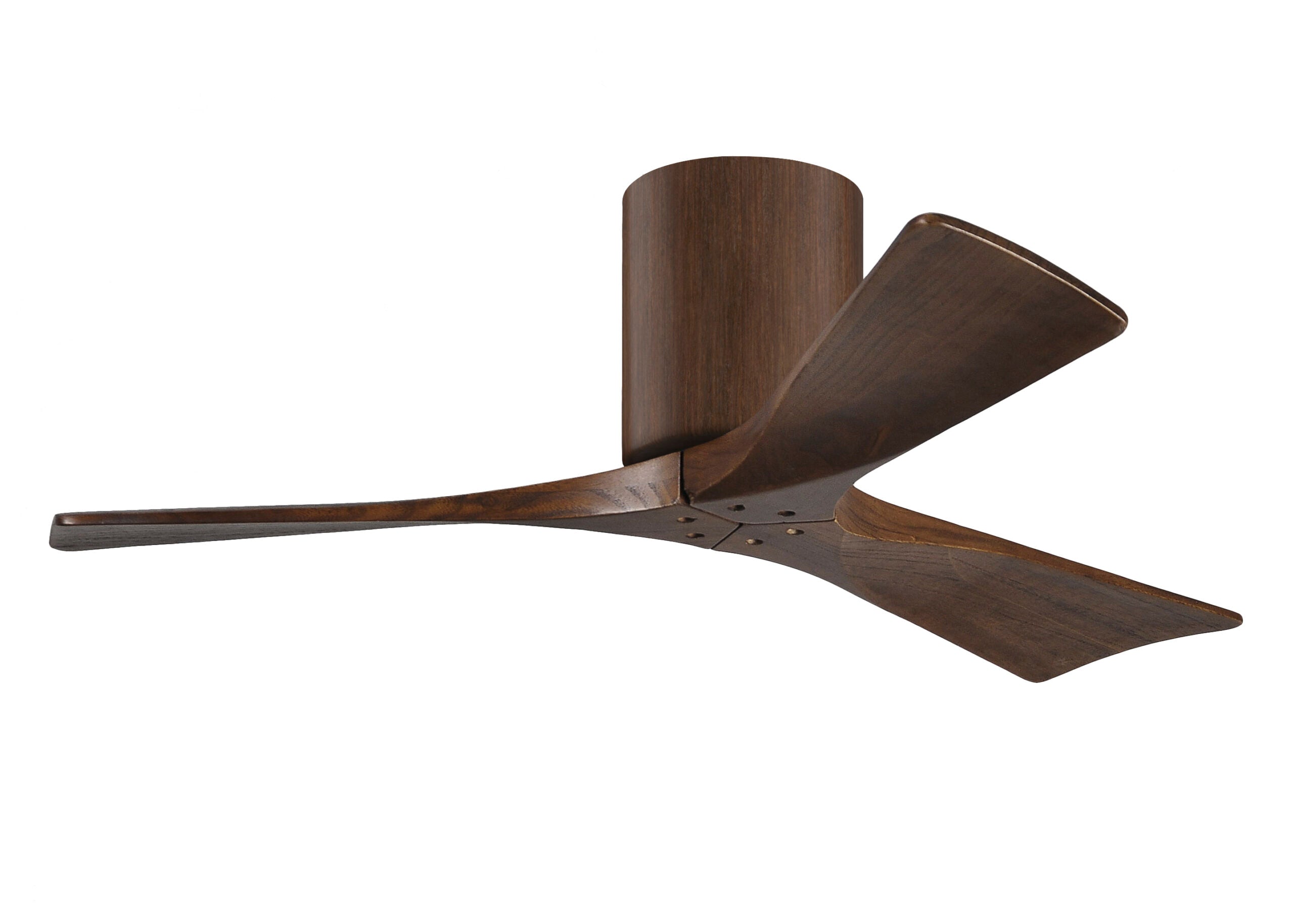 Matthews Fan Company Irene-3H 42" Flush Mounted Ceiling Fan Indoor Ceiling Fans Matthews Fan Company 42" Walnut Walnut