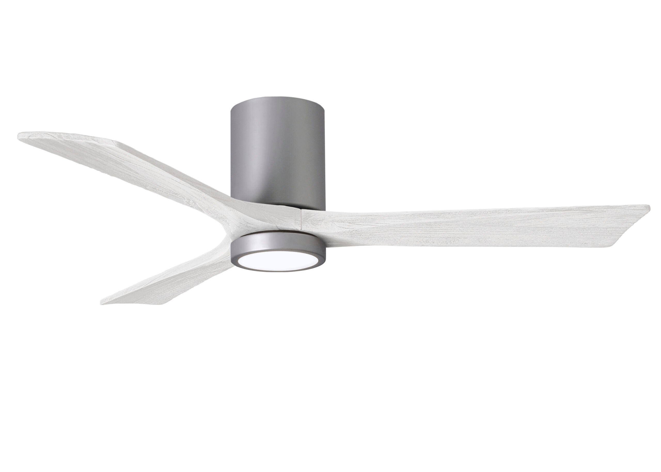 Matthews Fan Company Irene-3HLK 52" Flush Mounted Ceiling Fan with LED Light Kit