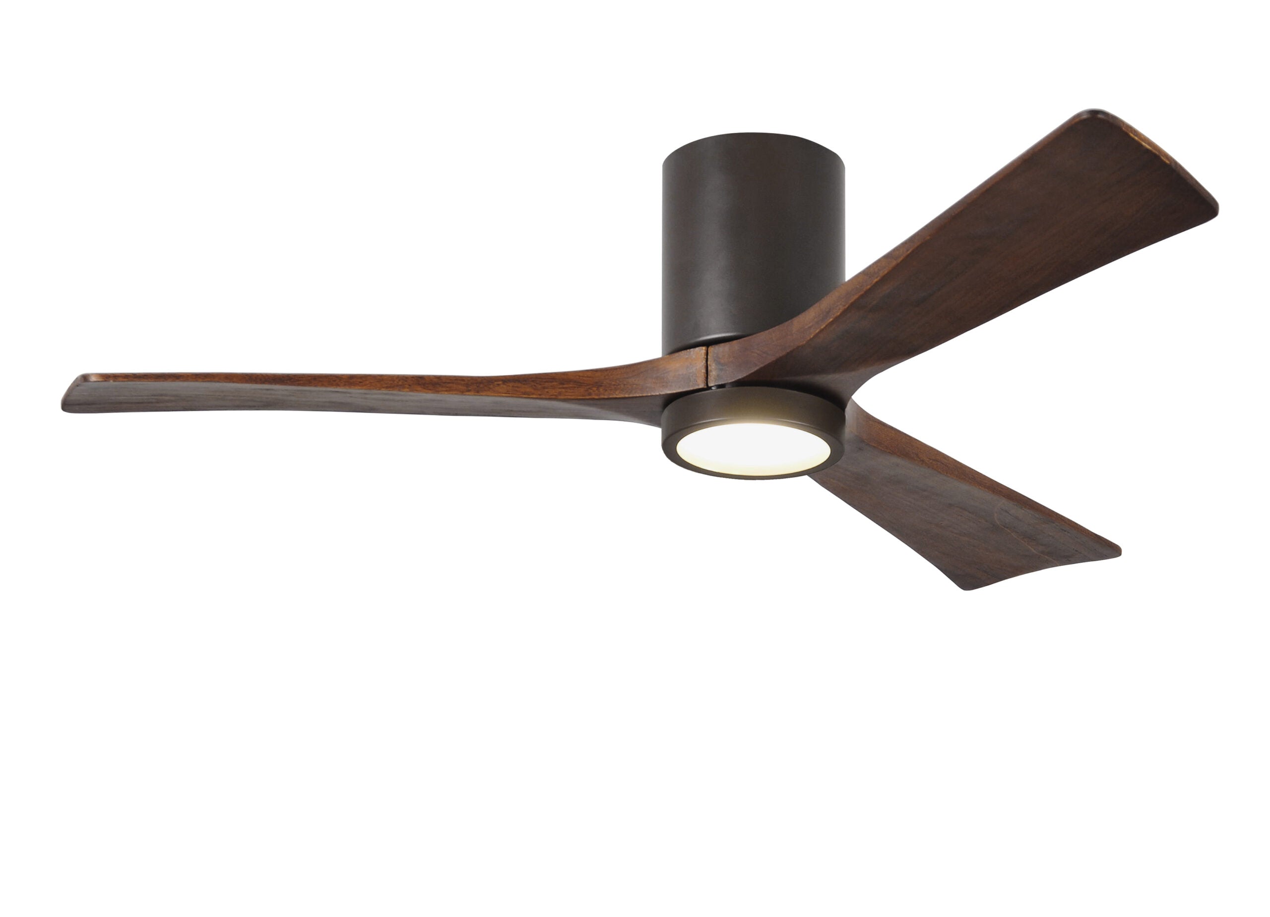 Matthews Fan Company Irene-3HLK 52" Flush Mounted Ceiling Fan with LED Light Kit