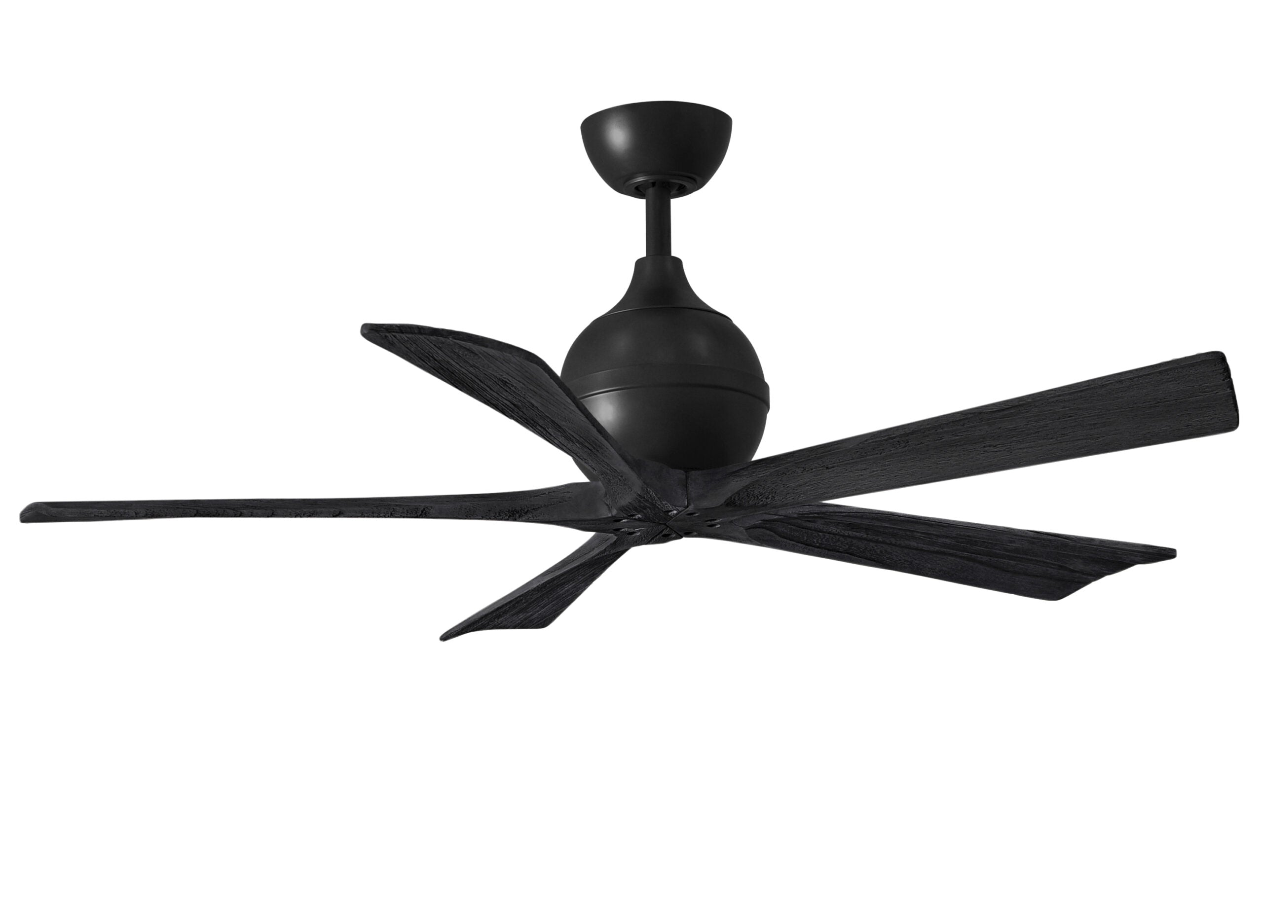 Matthews Fan Company Irene-5  Ceiling Fan Indoor Ceiling Fans Matthews Fan Company 52" Matte Black Matte Black