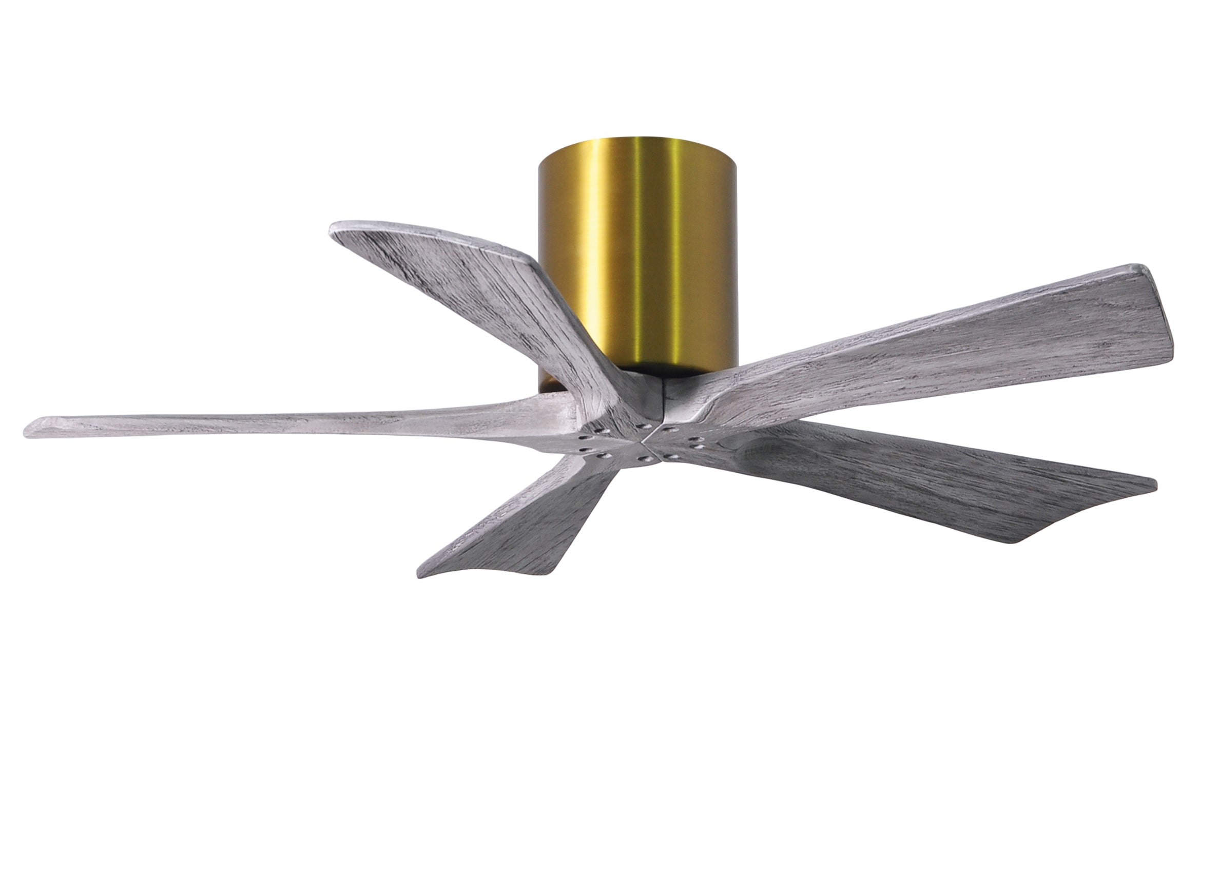 Matthews Fan Company Irene-5H 42" Flush Mounted Ceiling Fan Ceiling Fan Matthews Fan Company 42" Brushed Bronze Barnwood Tone