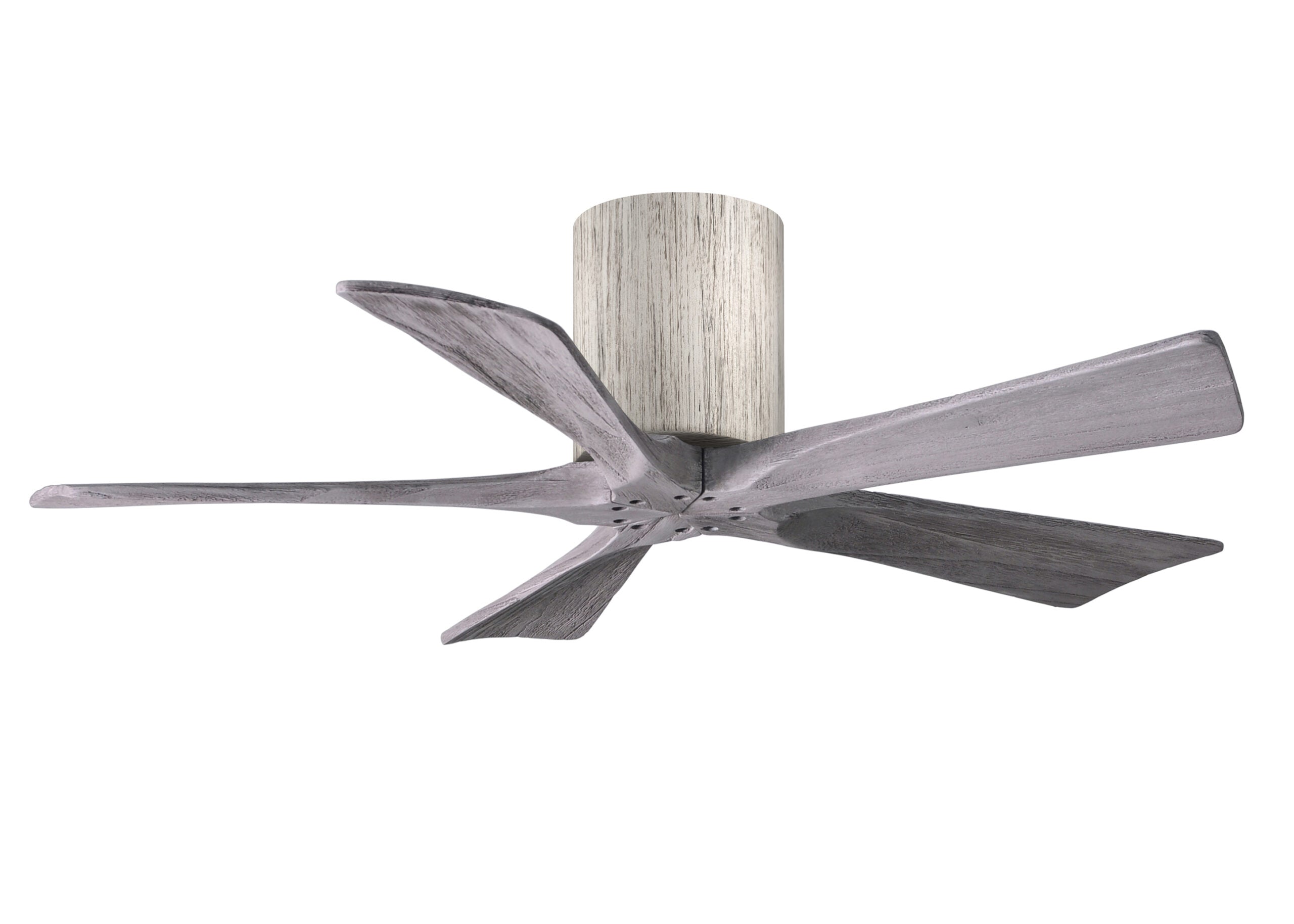 Matthews Fan Company Irene-5H 42" Flush Mounted Ceiling Fan Ceiling Hugger Fans Matthews Fan Company 42" Barnwood tone Barnwood Tone