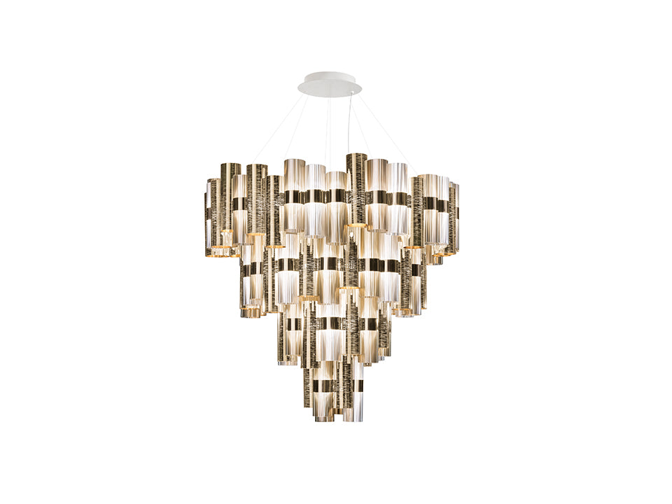 SLAMP LA LOLLONA 4 SUSPENSION Pendant Slamp GOLD  