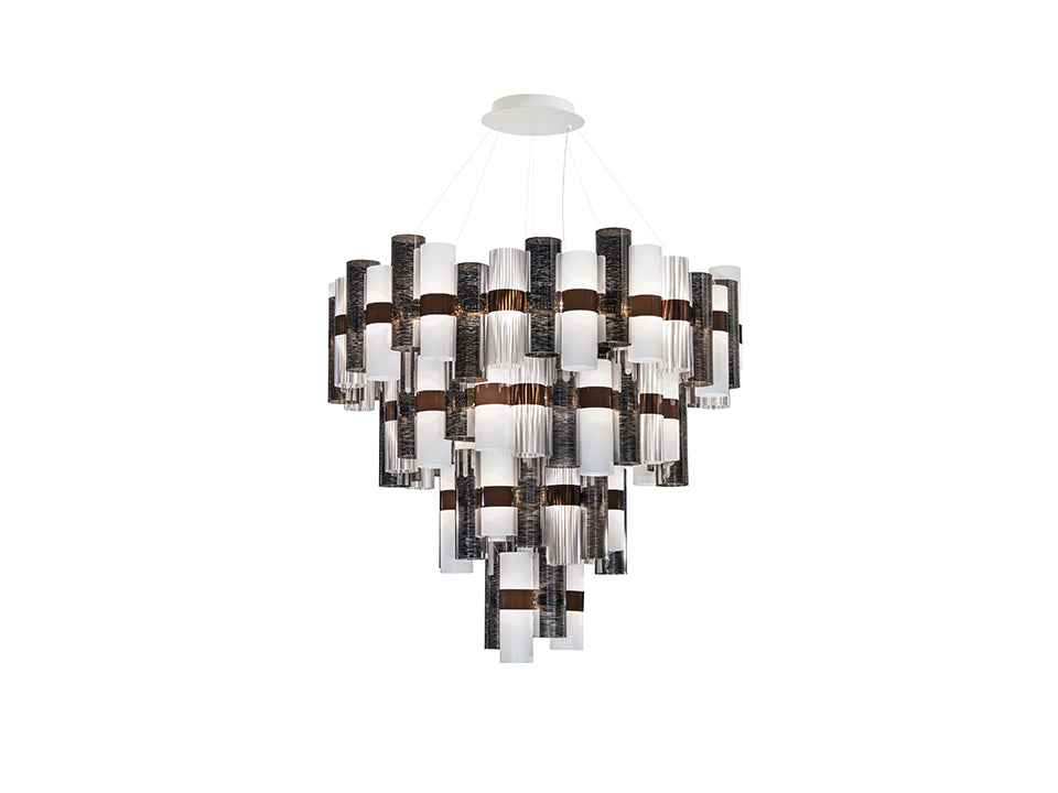 SLAMP LA LOLLONA 4 SUSPENSION Pendants Slamp PEWTER  