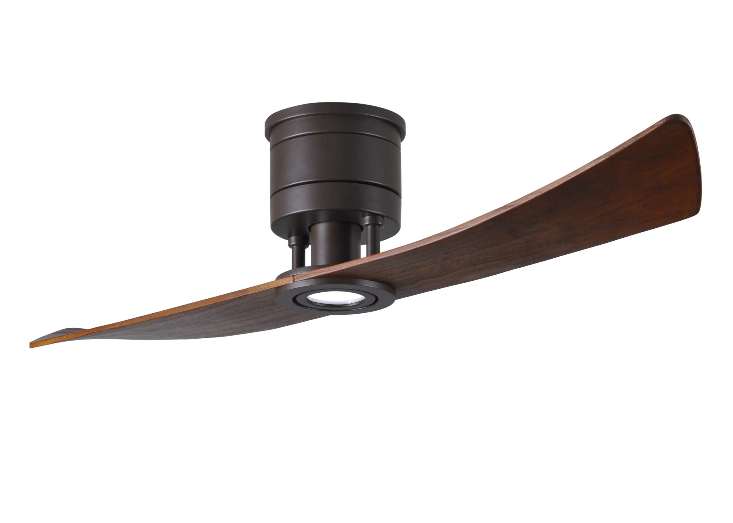 Matthews Fan Company Lindsay Ceiling Fan Indoor Ceiling Fans Matthews Fan Company 52" Textured Bronze Walnut