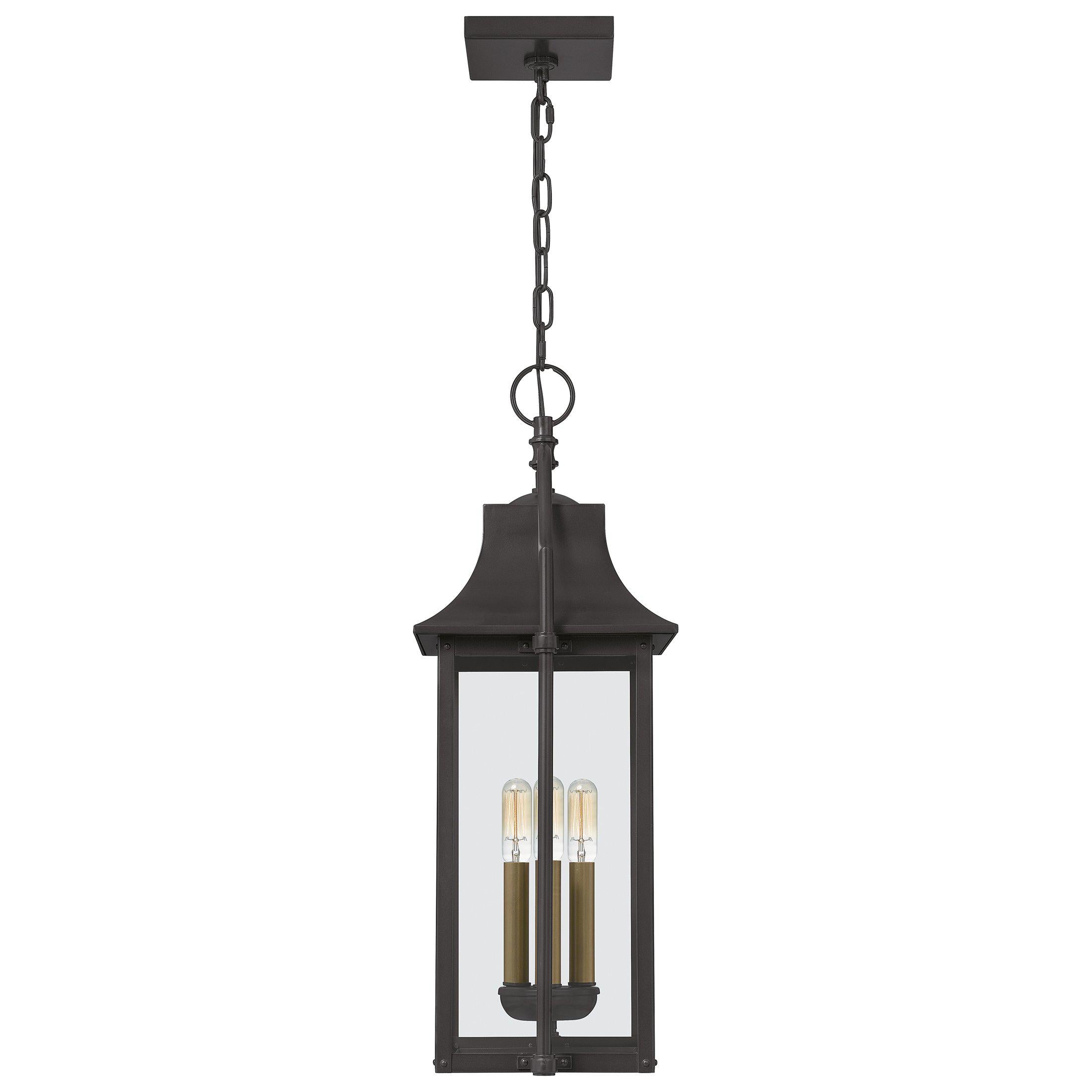 Quoizel  Manning Outdoor Lantern, Hanging Outdoor Light Fixture l Hanging Quoizel   