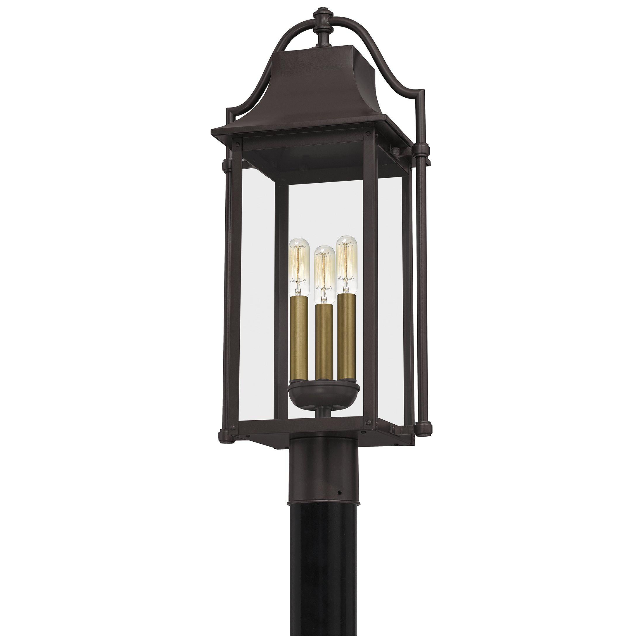 Quoizel Manning Outdoor Lantern, Post