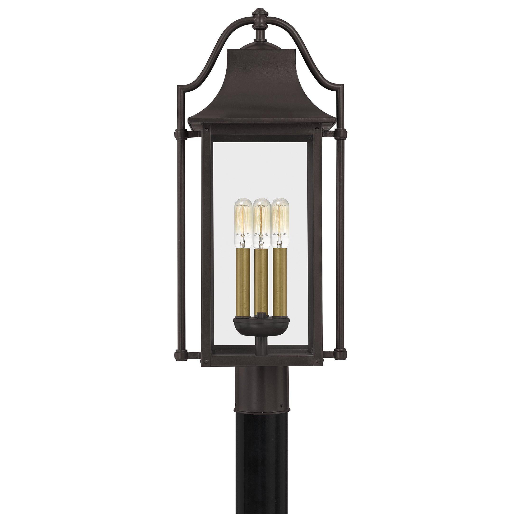 Quoizel Manning Outdoor Lantern, Post