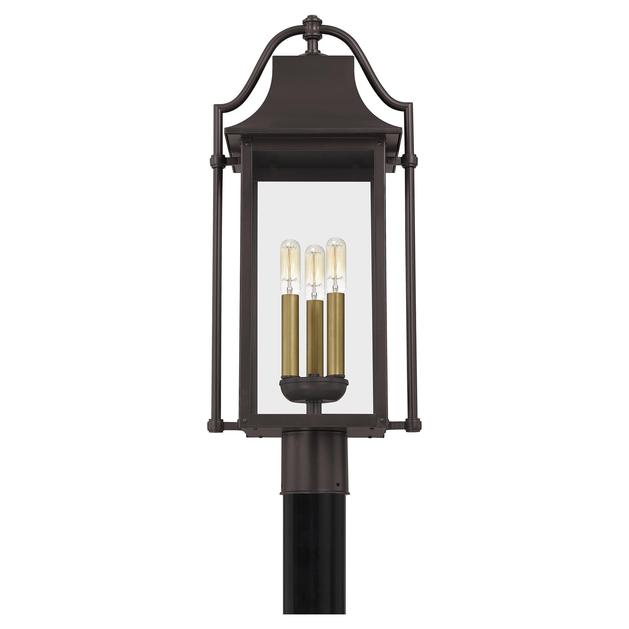 Quoizel Manning Outdoor Lantern, Post