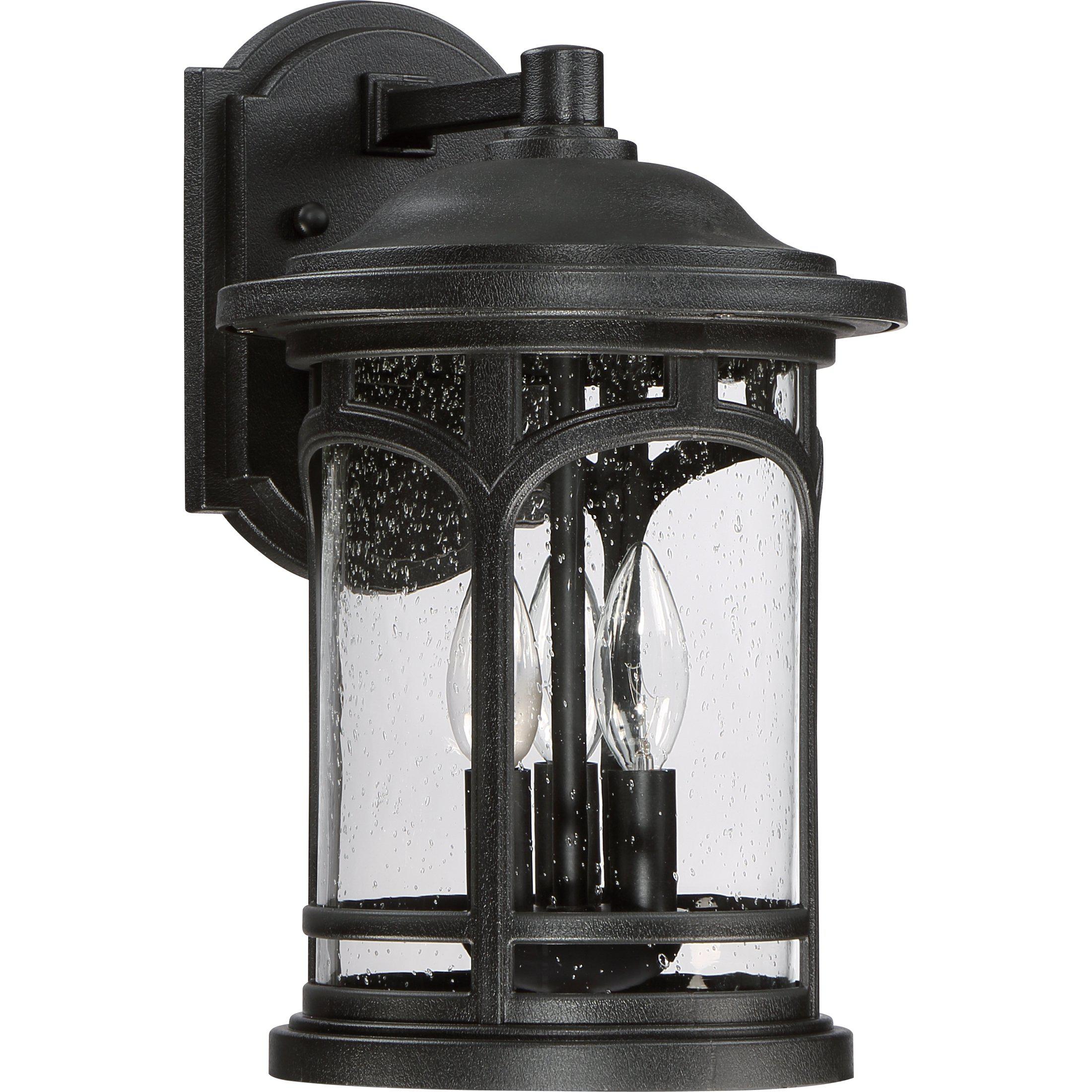 Quoizel  Marblehead Outdoor Lantern, Small 3 Light Outdoor Wall Lights Quoizel   