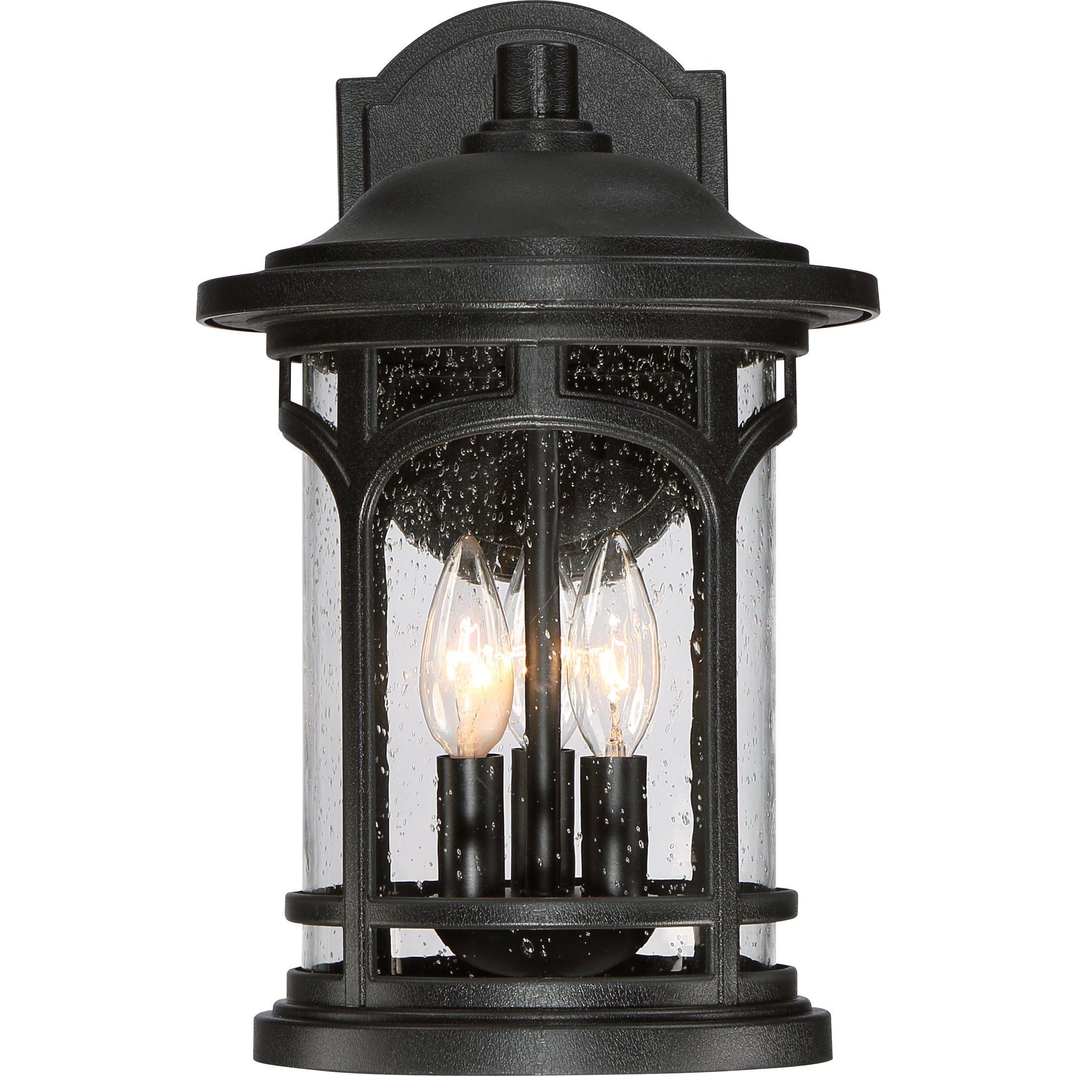 Quoizel  Marblehead Outdoor Lantern, Small 3 Light Outdoor Wall Lights Quoizel   