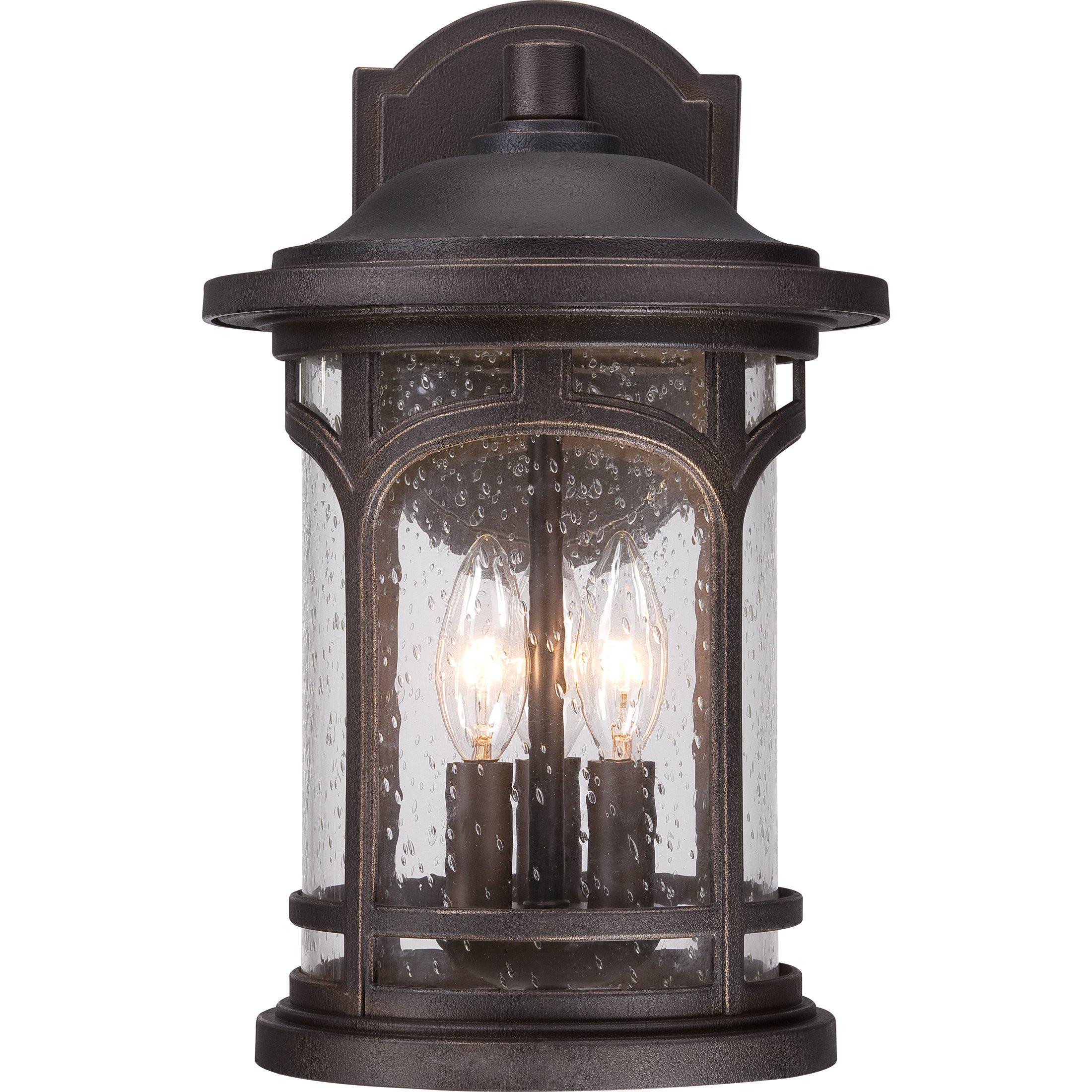 Quoizel  Marblehead Outdoor Lantern, Small 3 Light Outdoor Wall Lights Quoizel   