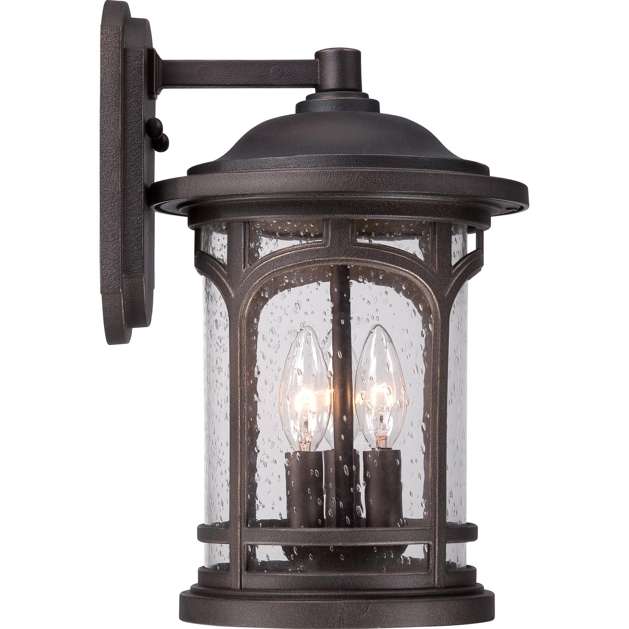 Quoizel  Marblehead Outdoor Lantern, Small 3 Light Outdoor Wall Lights Quoizel   