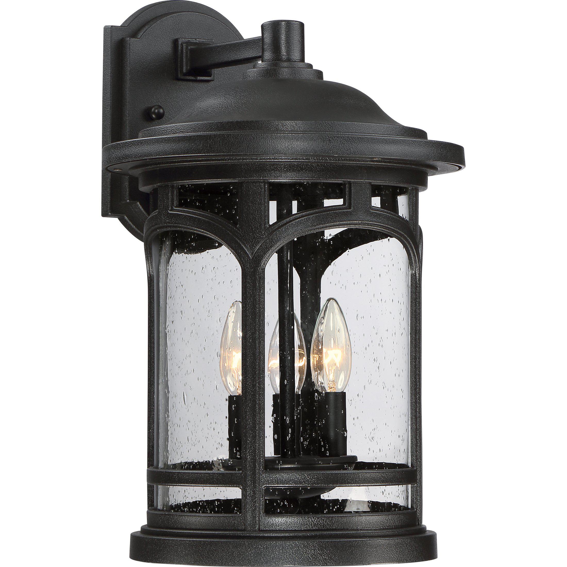 Quoizel  Marblehead Outdoor Lantern, Medium Outdoor l Wall Quoizel Mystic Black  