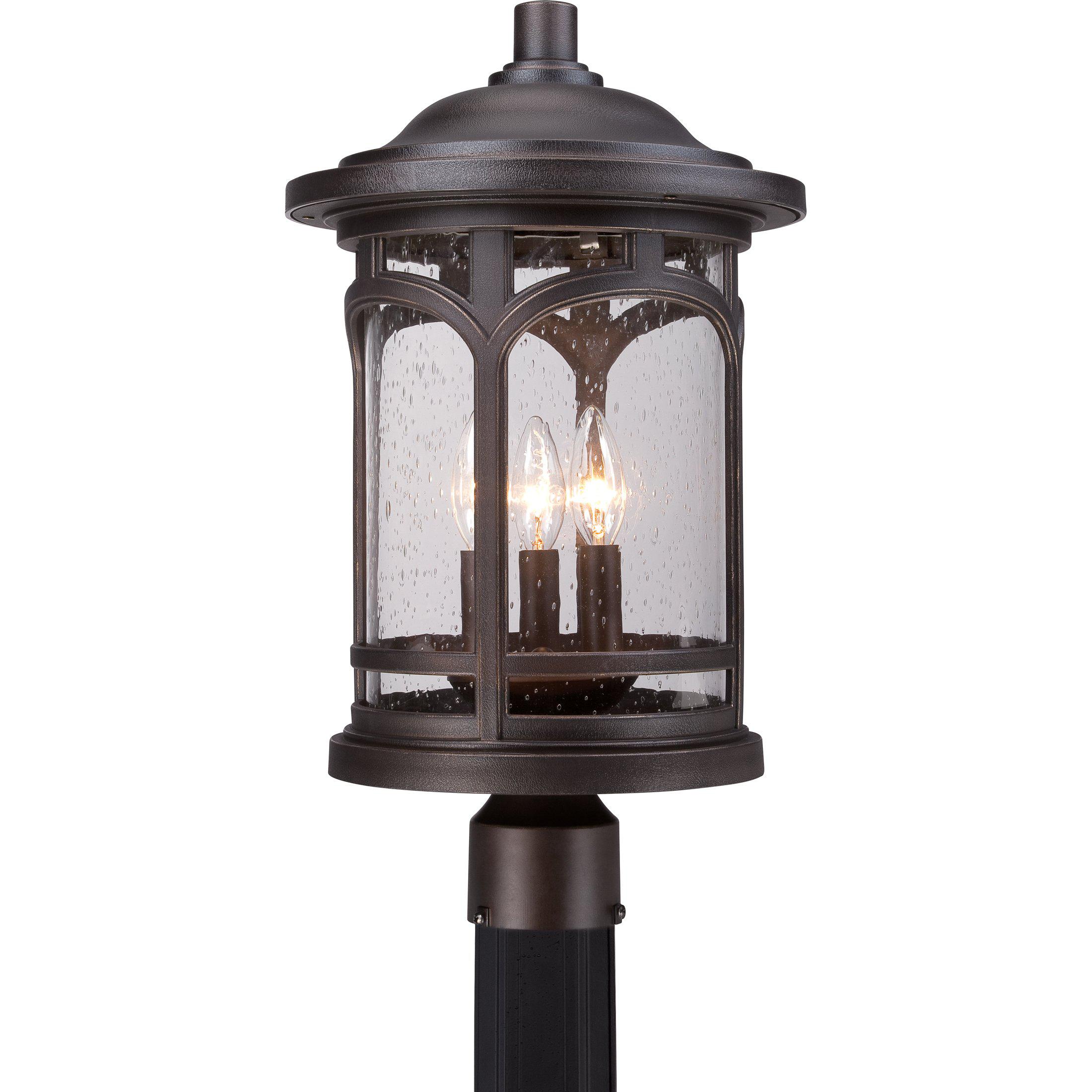 Quoizel Marblehead Outdoor Lantern, Post