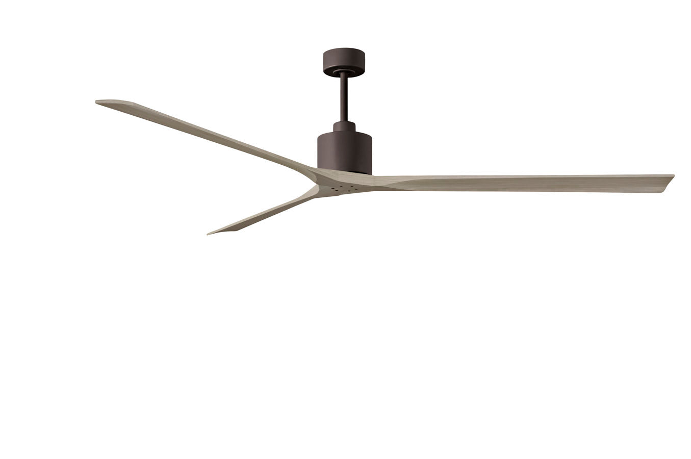 Matthews Fan Company Nan XL Ceiling Fan Indoor Ceiling Fans Matthews Fan Company Textured Bronze Gray Ash 90"