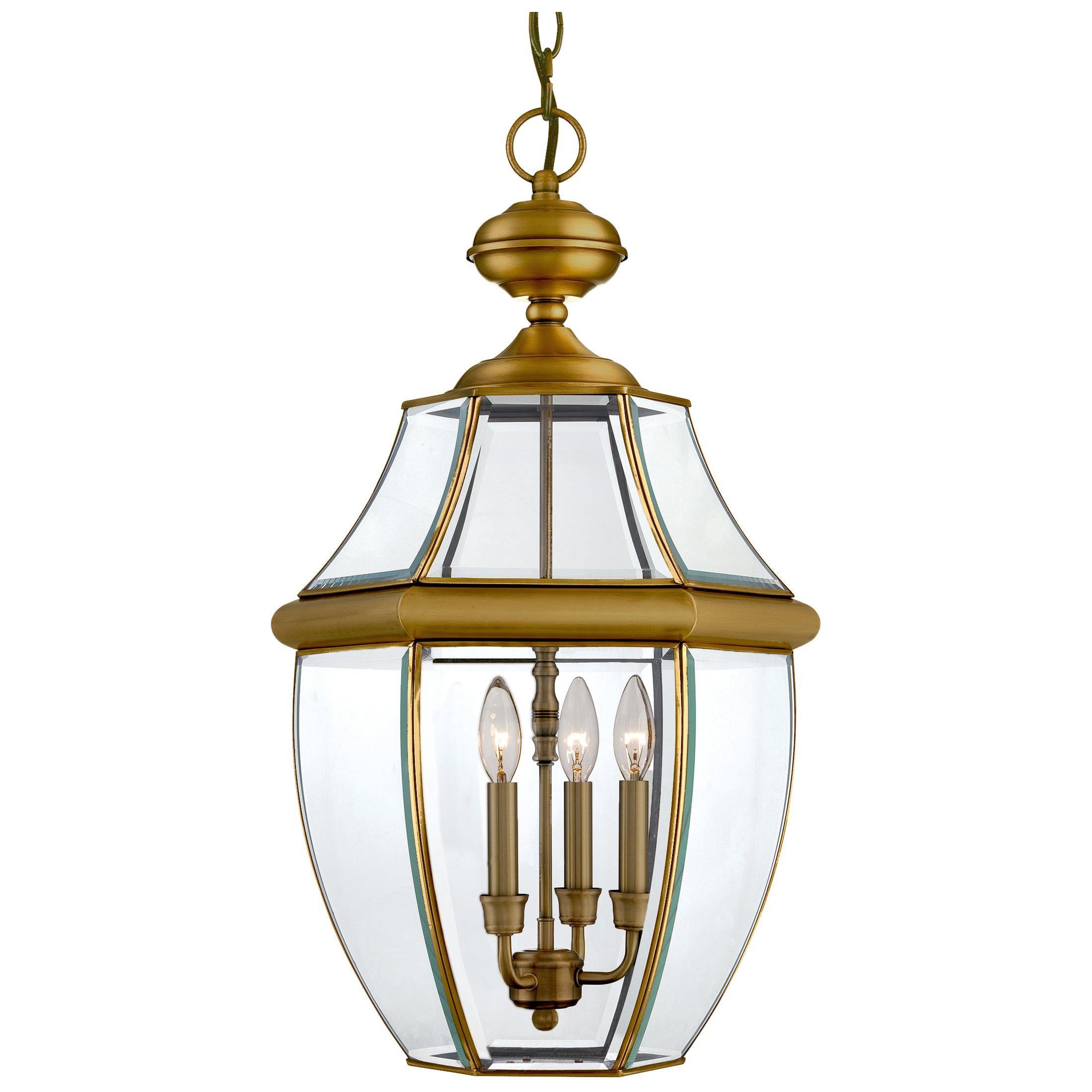 Quoizel Newbury Outdoor Lantern, Hanging Small