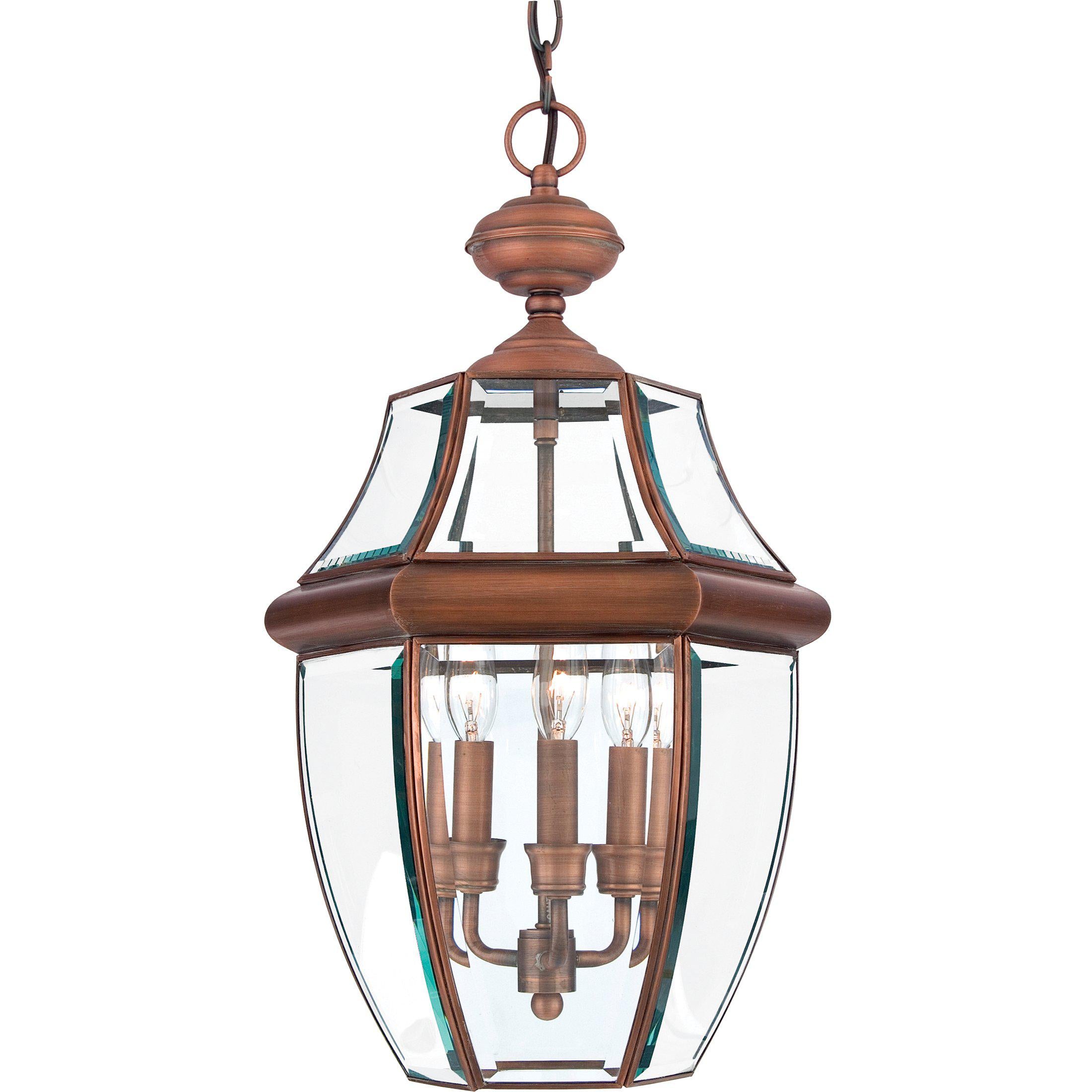 Quoizel Newbury Outdoor Lantern, Hanging Small