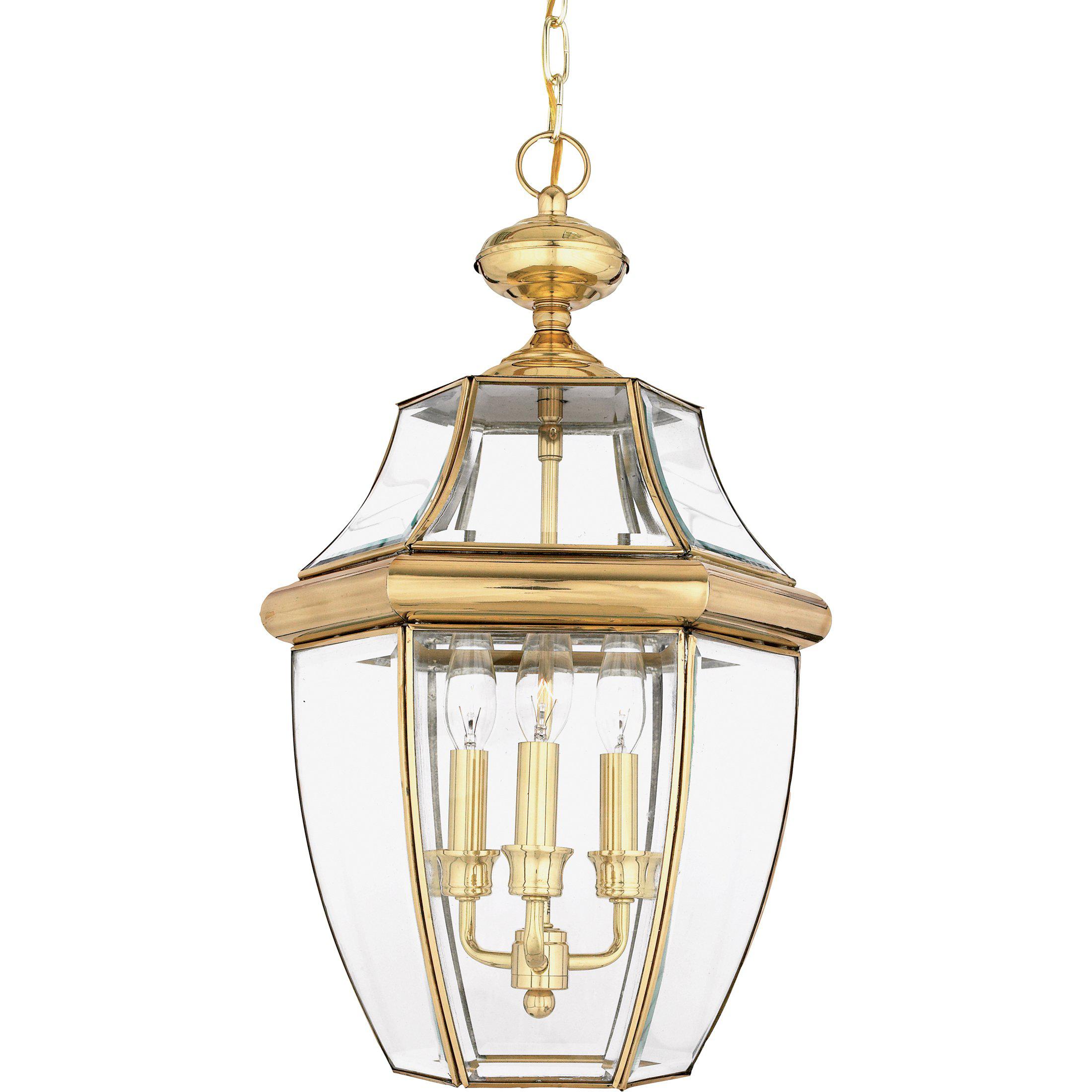 Quoizel Newbury Outdoor Lantern, Hanging Small