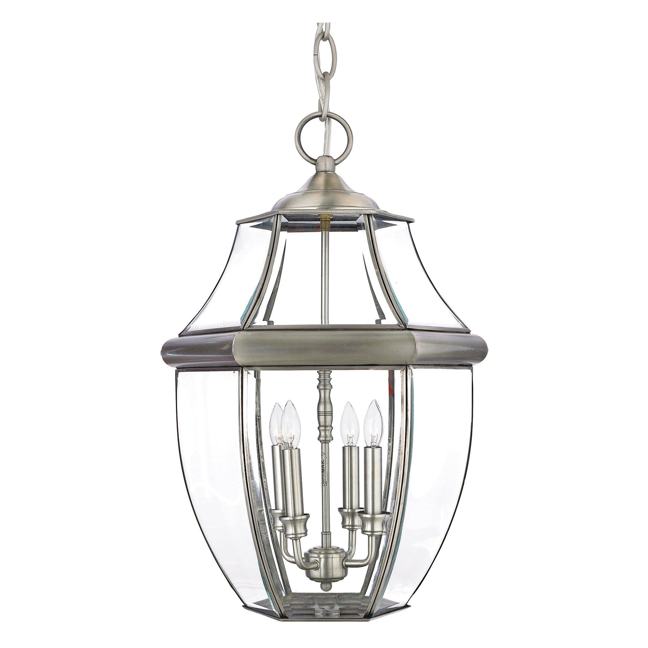 Quoizel Newbury Outdoor Lantern, Hanging Medium