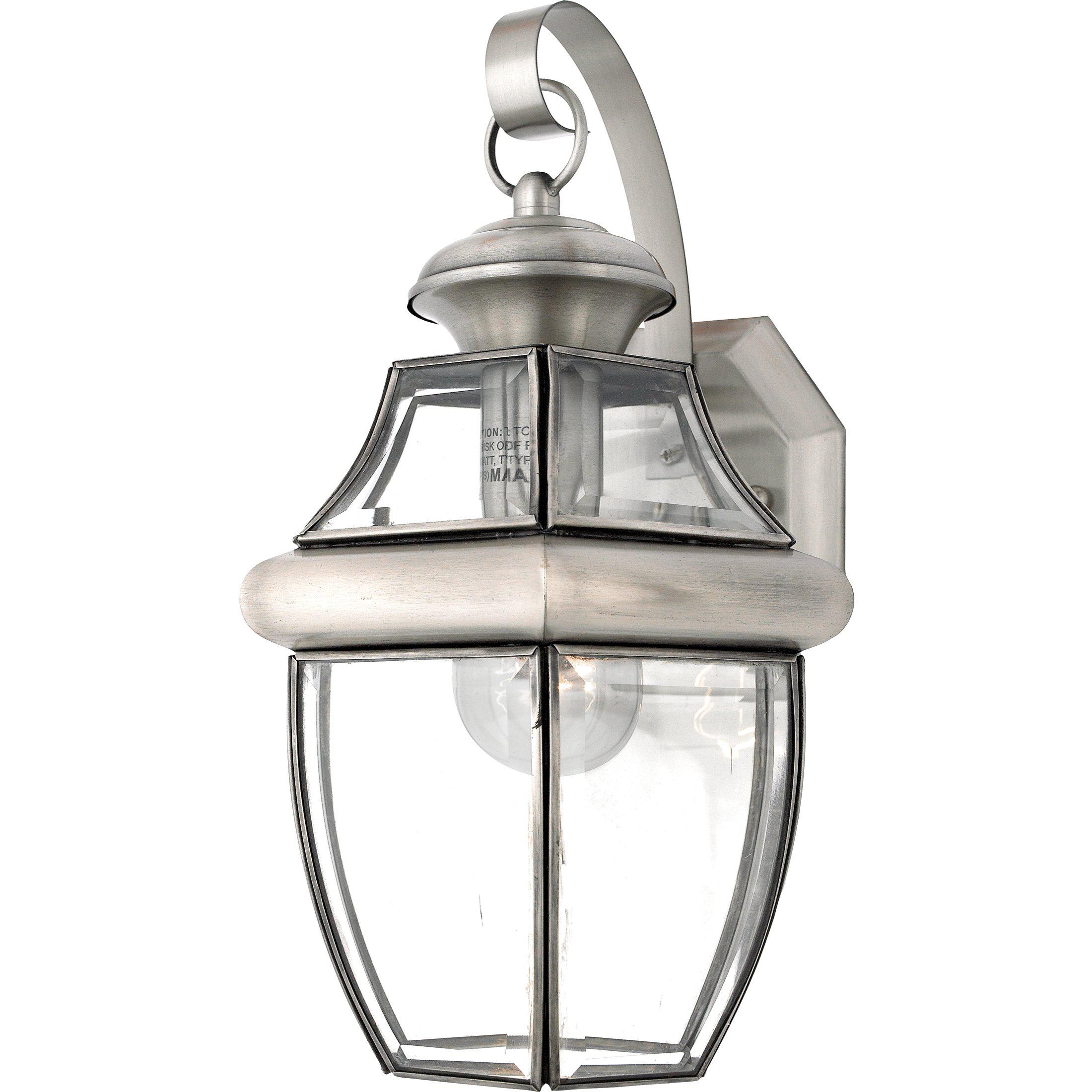 Quoizel  Newbury Outdoor Lantern, Medium Outdoor l Wall Quoizel Pewter  