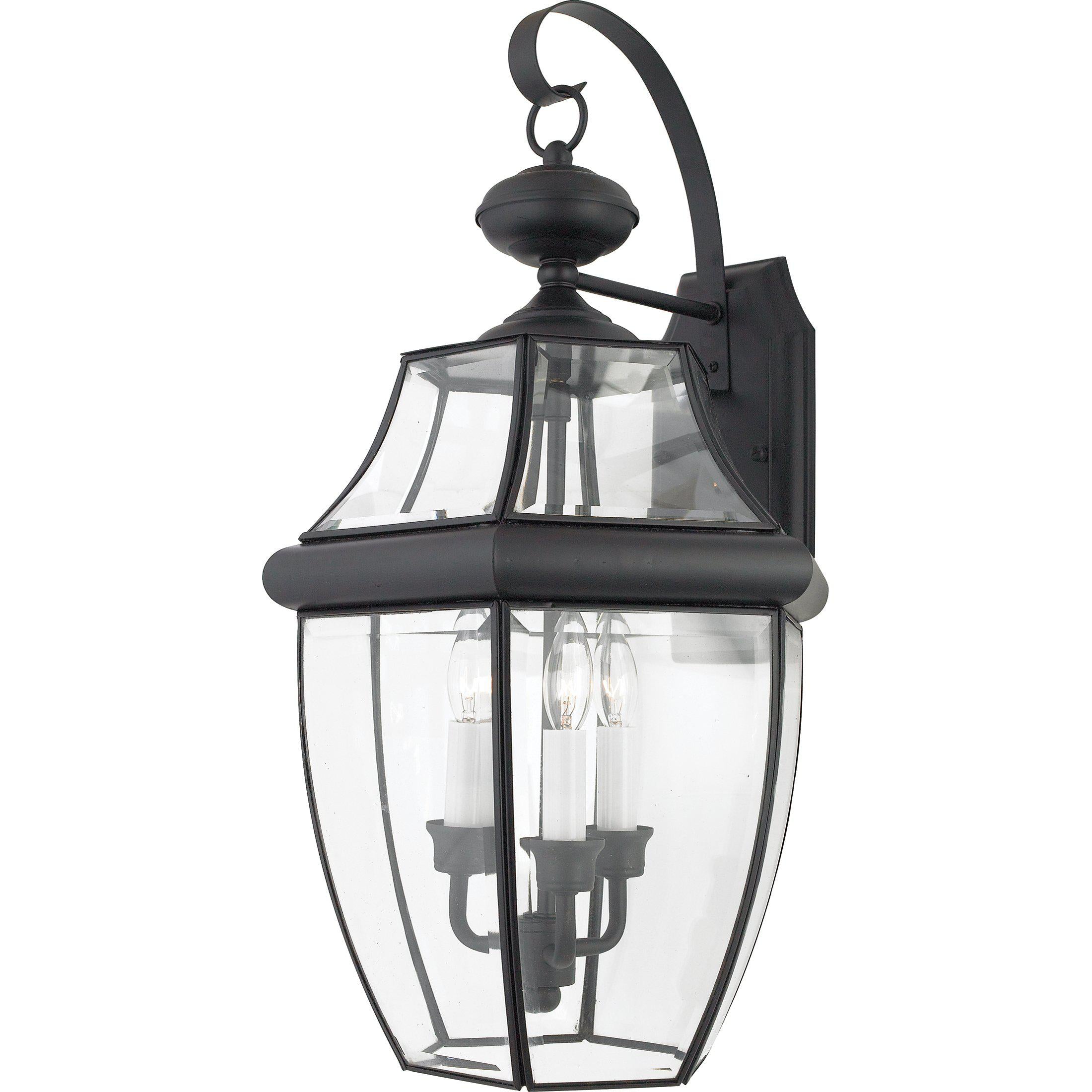 Quoizel  Newbury Outdoor Lantern, XL Outdoor l Wall Quoizel Mystic Black  