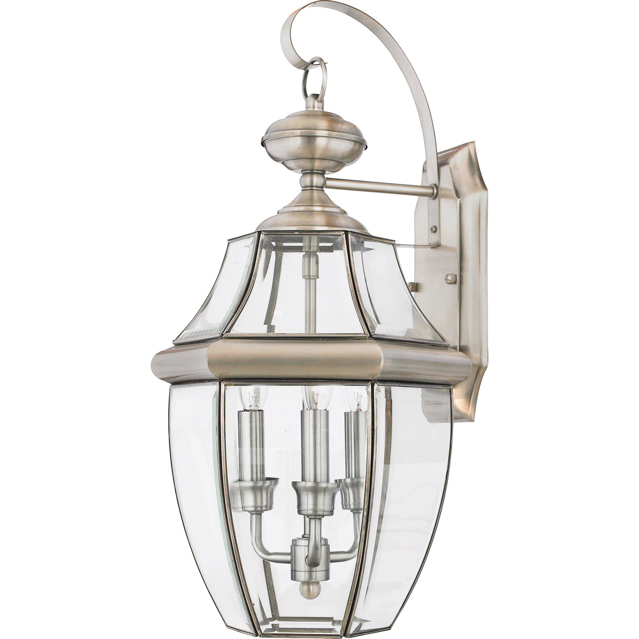 Quoizel  Newbury Outdoor Lantern, XL Outdoor Wall Lights Quoizel Pewter  