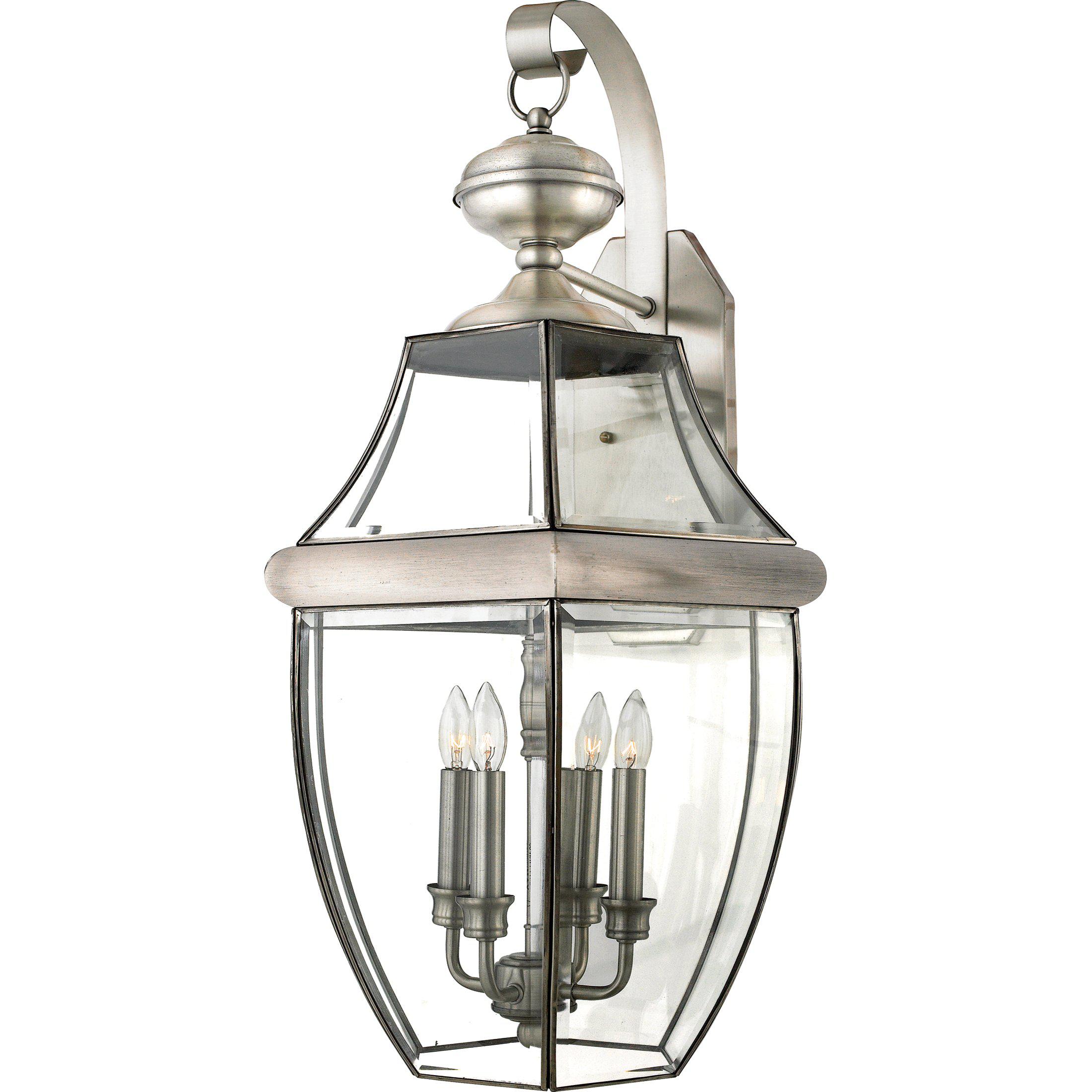 Quoizel  Newbury Outdoor Lantern, XXL Outdoor Wall Lights Quoizel Pewter  