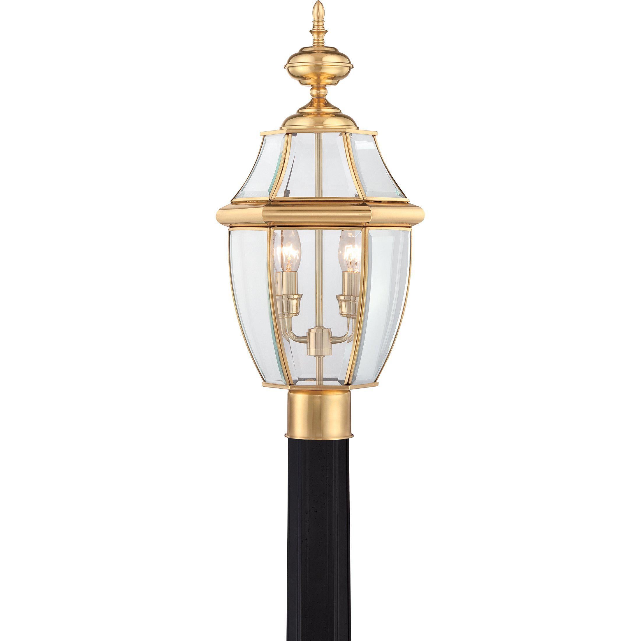 Quoizel Newbury Outdoor Lantern, Post Small On-Sale