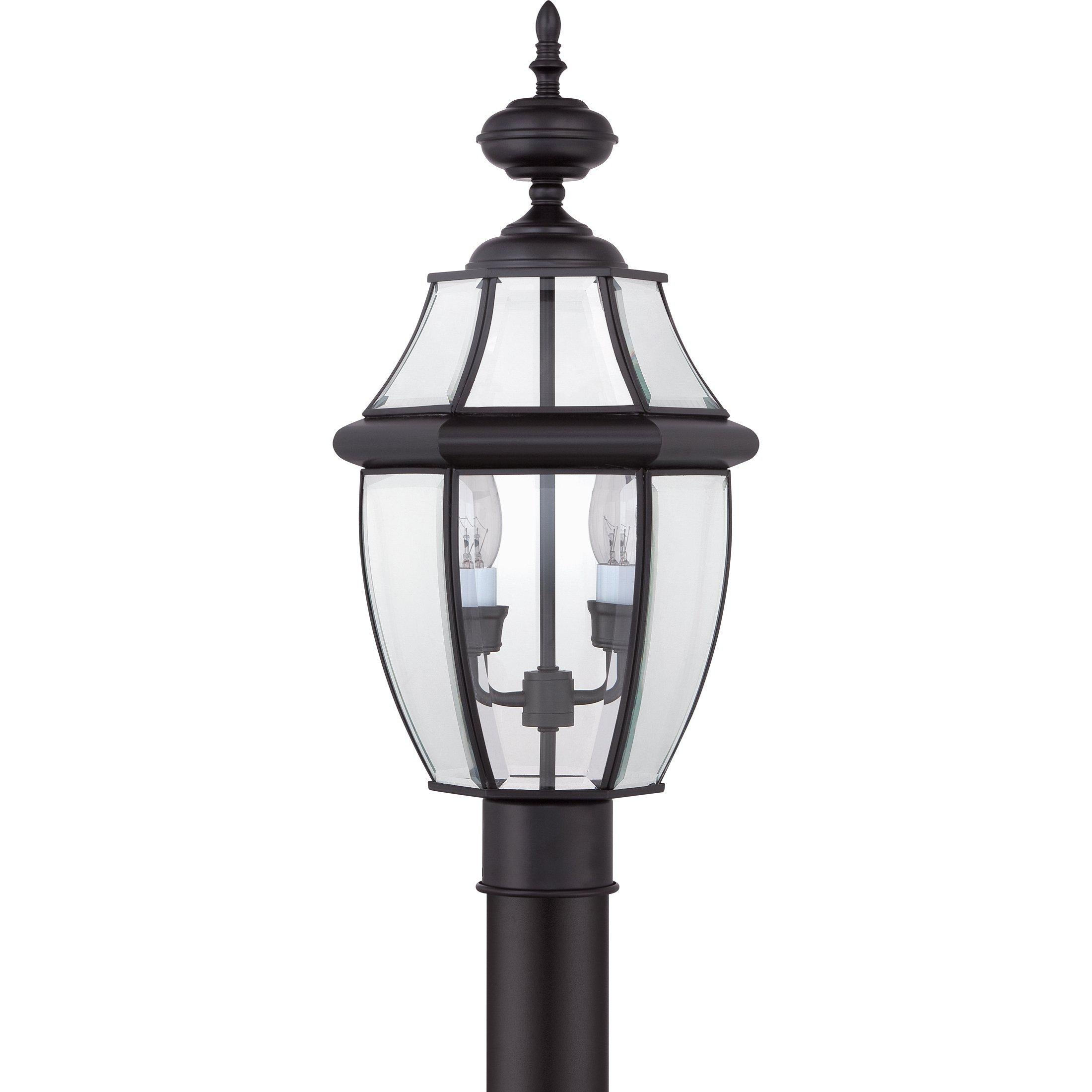 Quoizel Newbury Outdoor Lantern, Post Small