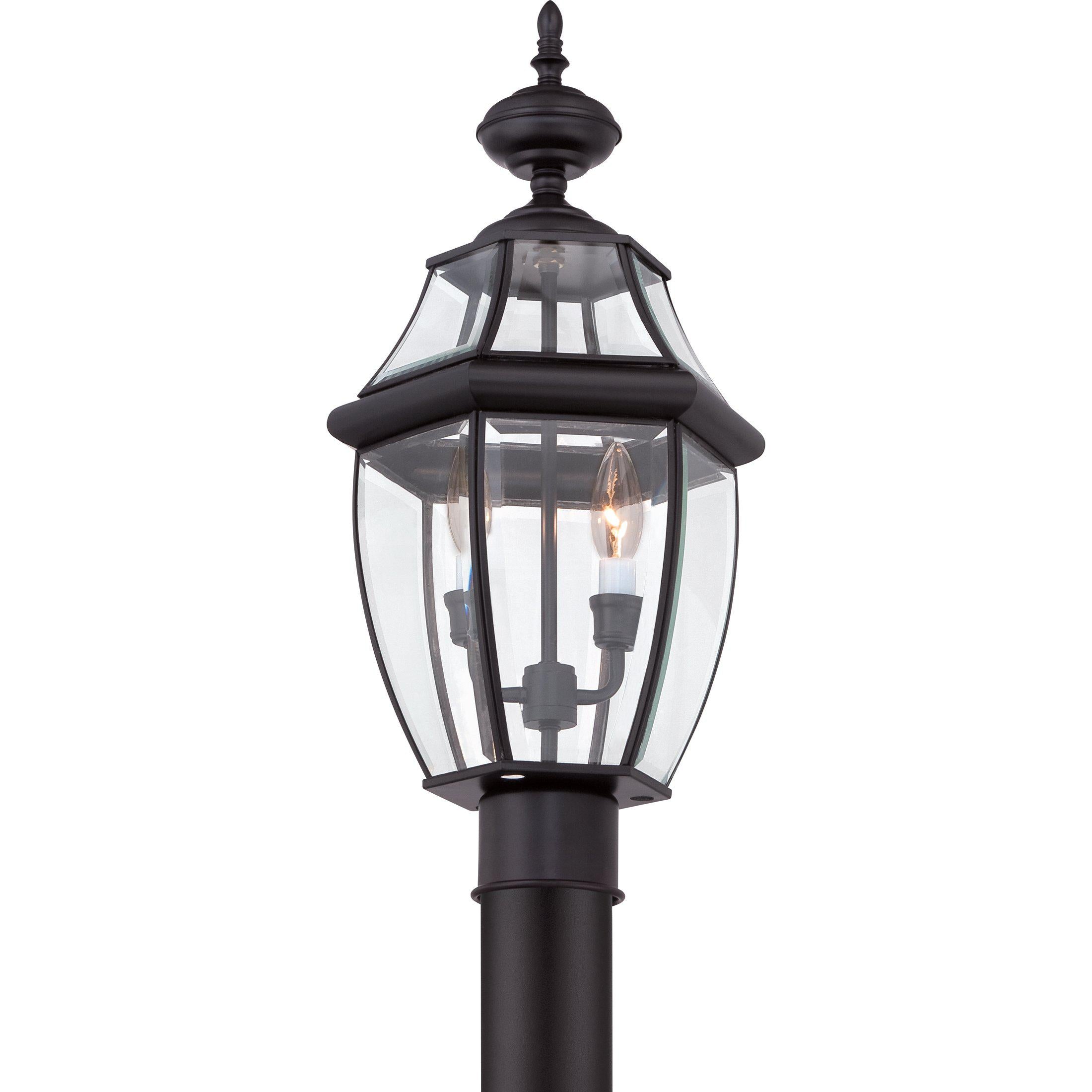 Quoizel Newbury Outdoor Lantern, Post Small