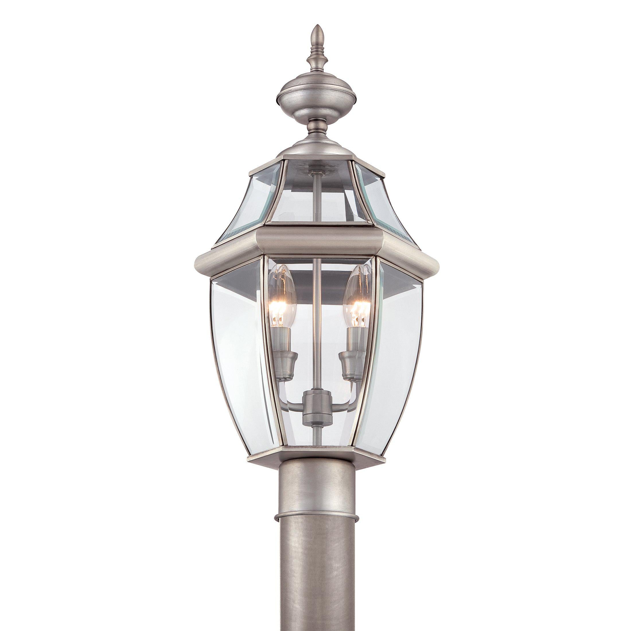 Quoizel Newbury Outdoor Lantern, Post Small