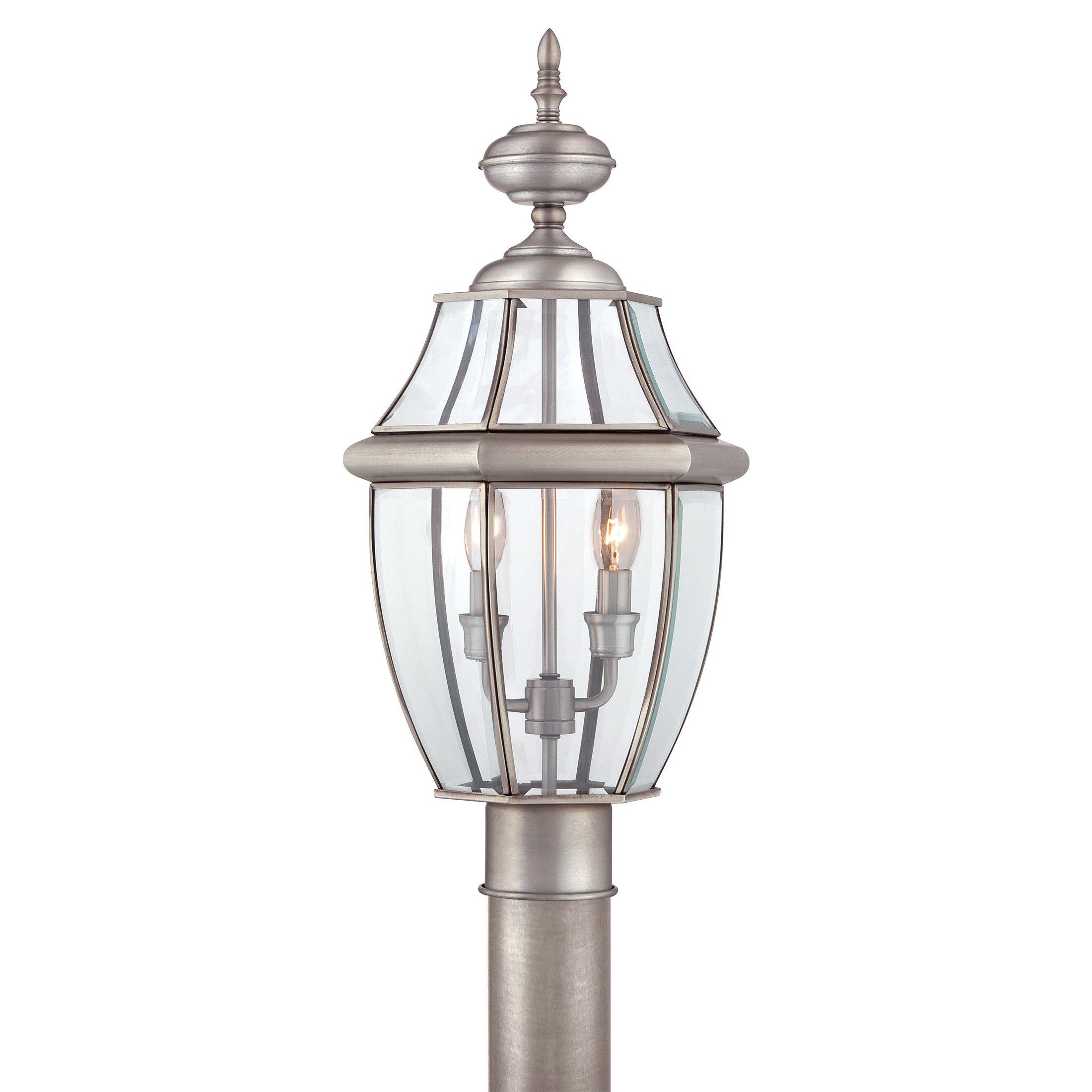 Quoizel Newbury Outdoor Lantern, Post Small