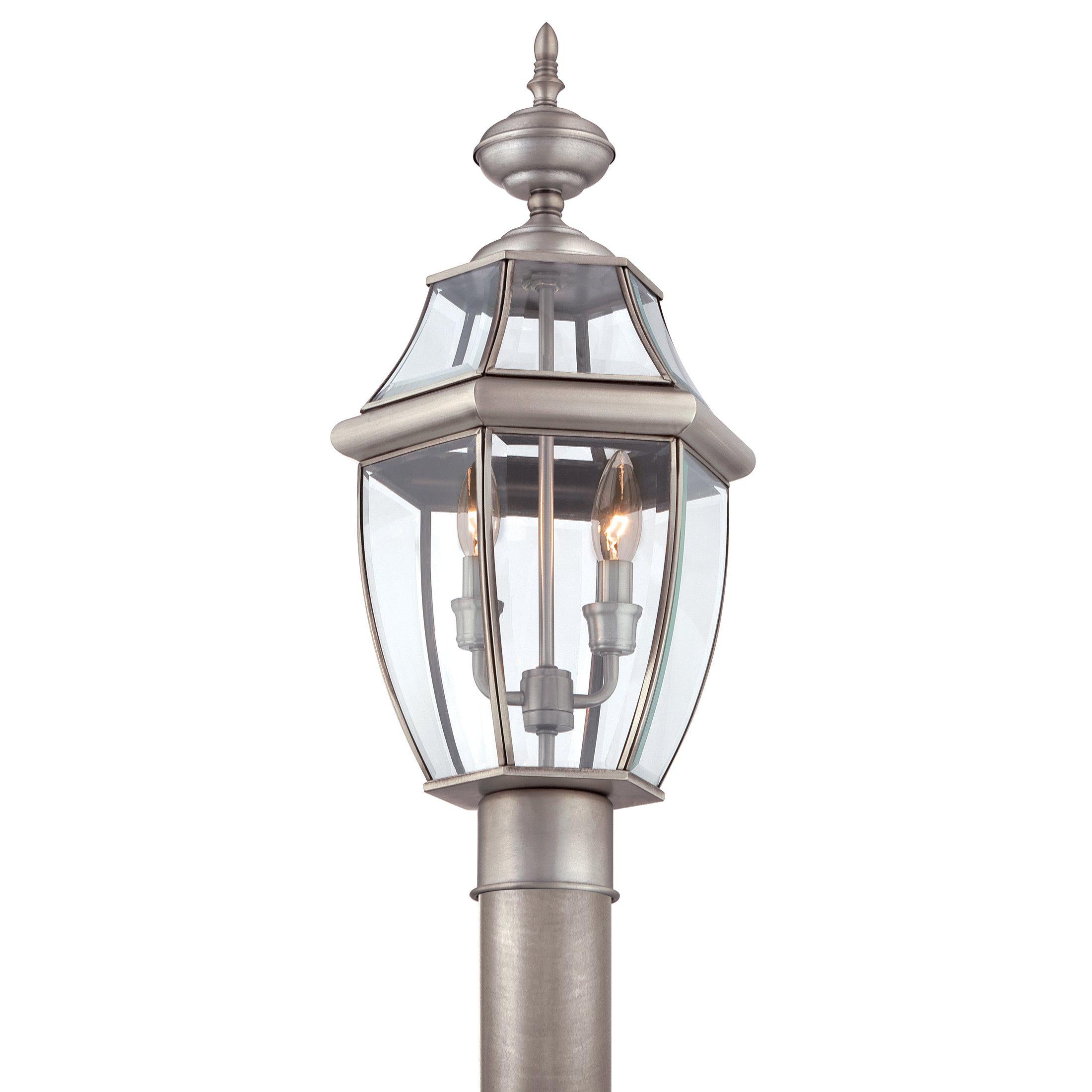 Quoizel Newbury Outdoor Lantern, Post Small