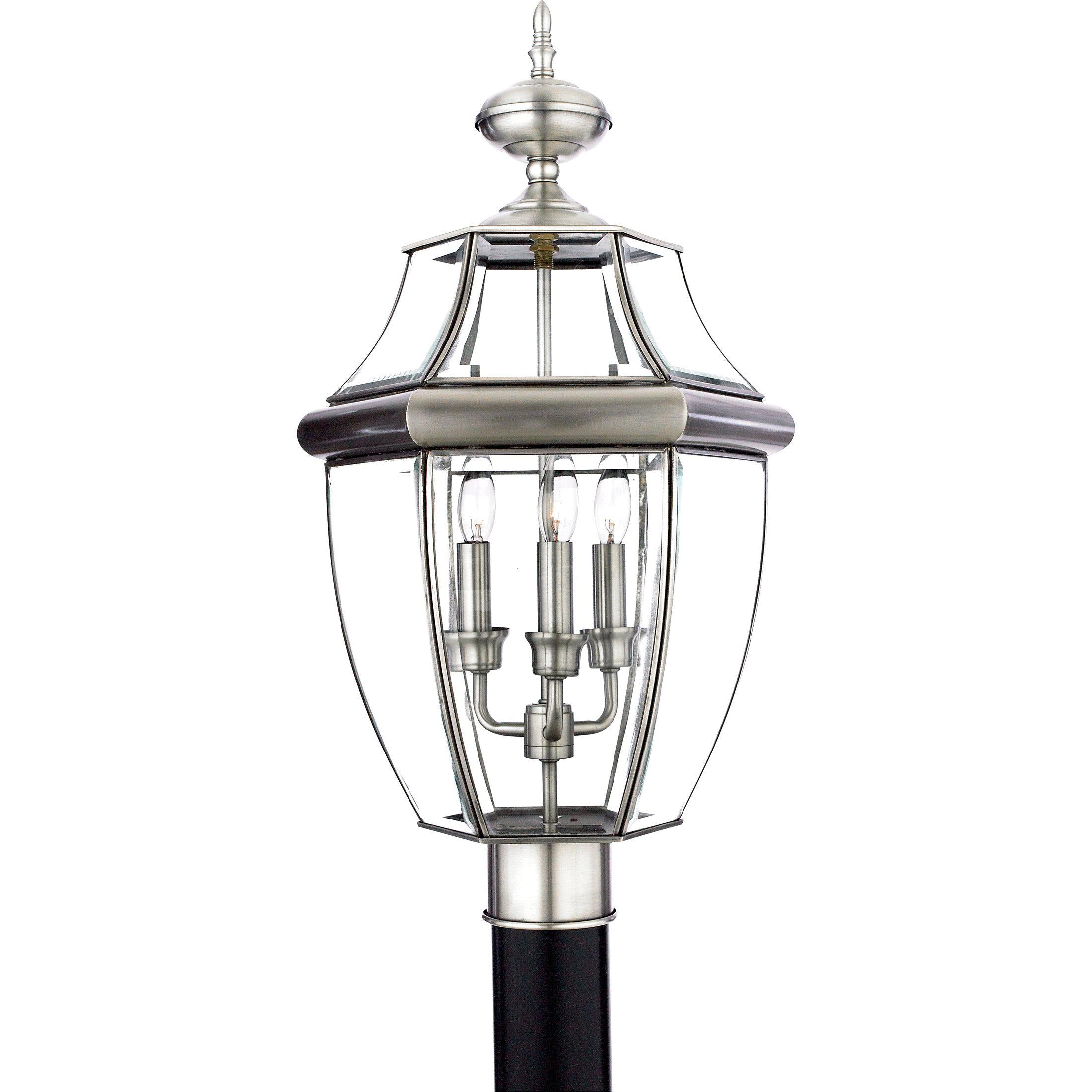 Quoizel Newbury Outdoor Lantern, Post Medium