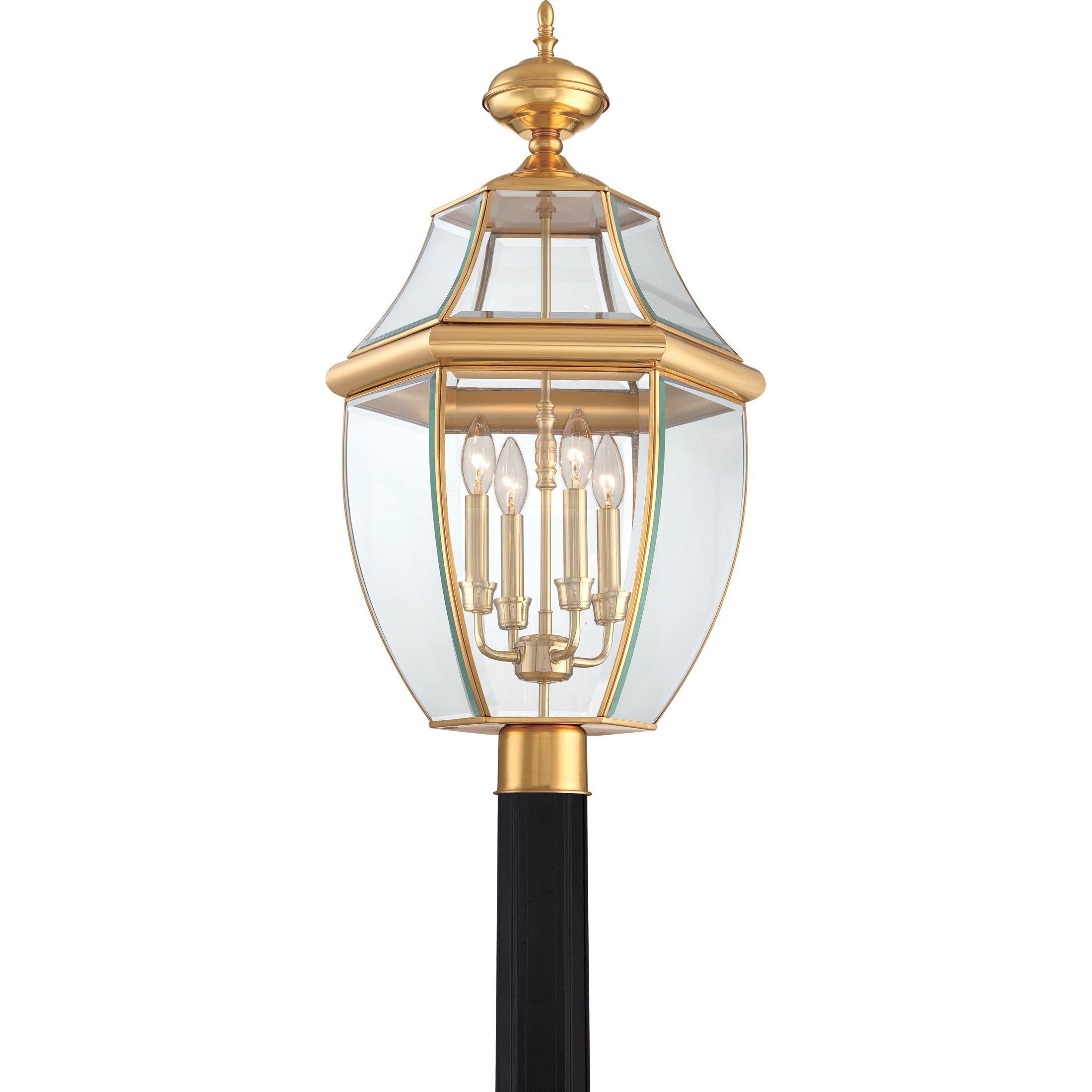 Quoizel Newbury Outdoor Lantern, Post Large