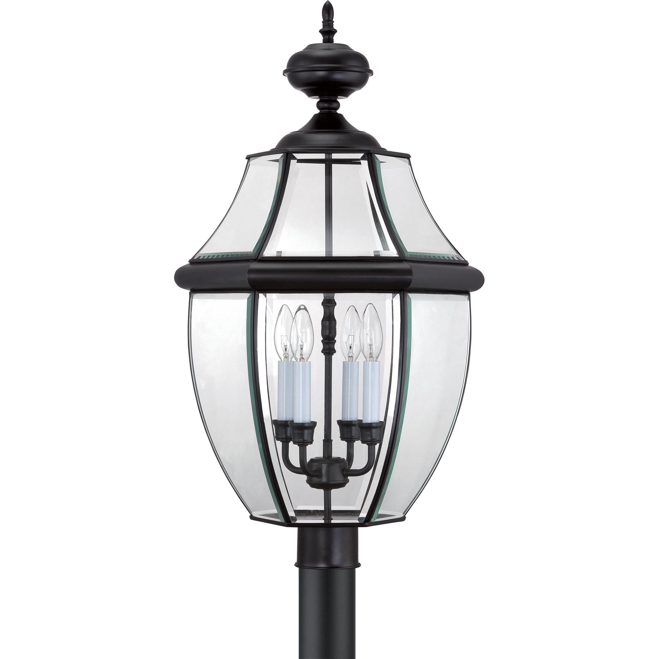 Quoizel Newbury Outdoor Lantern, Post Large