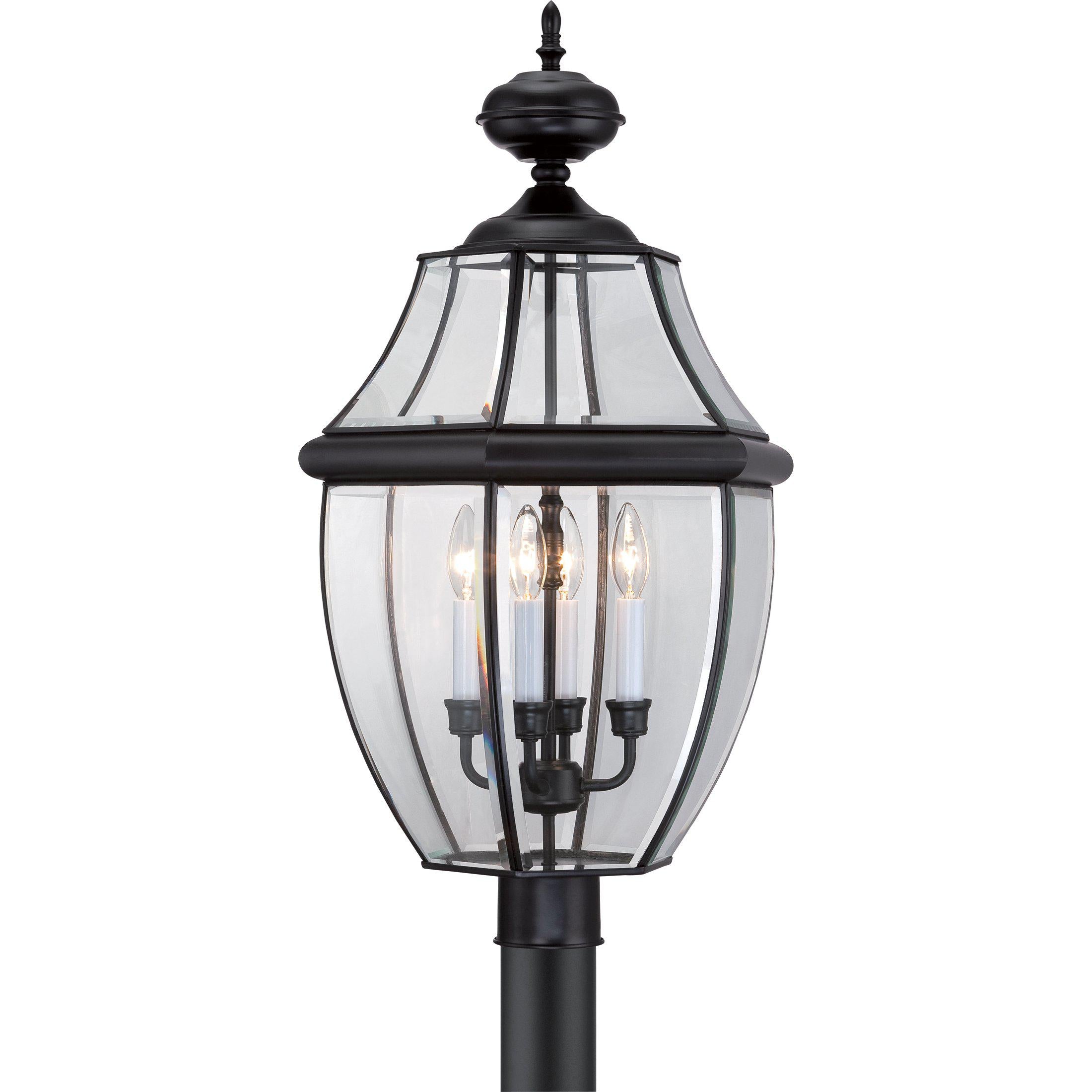 Quoizel Newbury Outdoor Lantern, Post Large