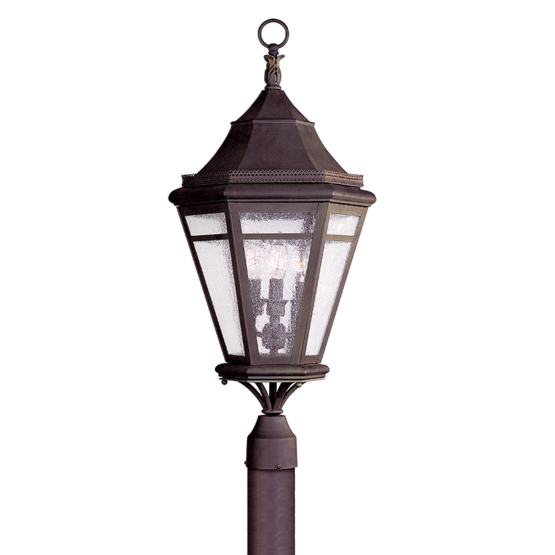 Troy Lighting MORGAN HILL 3LT POST LANTERN LARGE P1274