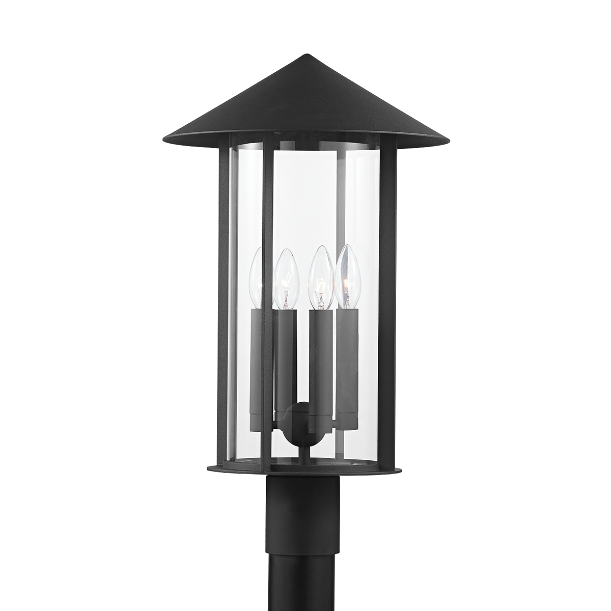 Troy Lighting 2 LIGHT EXTERIOR POST P1914 Outdoor l Post/Pier Mounts Troy Lighting TEXTURE BLACK  