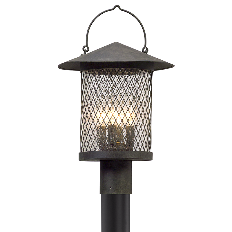 Troy Lighting ALTAMONT 4LT POST LANTERN LARGE P5175 Outdoor l Post/Pier Mounts Troy Lighting FRENCH IRON  