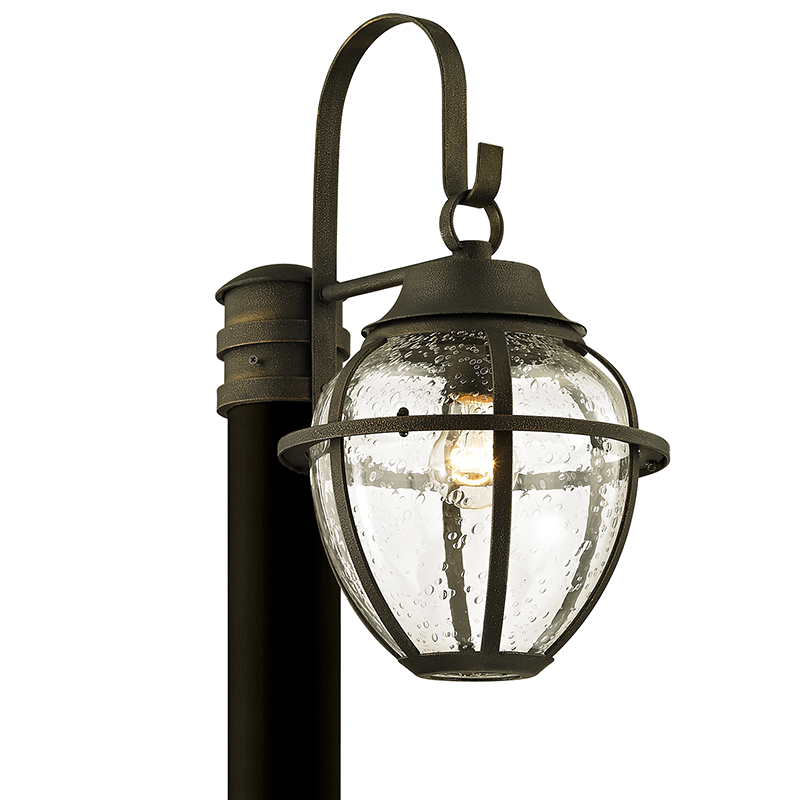 Troy Lighting BUNKER HILL 1LT POST P6455 Outdoor l Post/Pier Mounts Troy Lighting VINTAGE BRONZE  