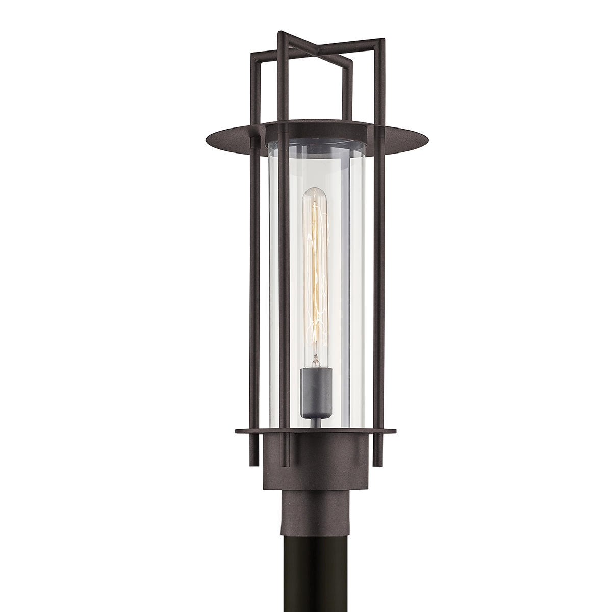 Troy Lighting CARROLL PARK 1LT POST P6815 Outdoor l Post/Pier Mounts Troy Lighting BRONZE  