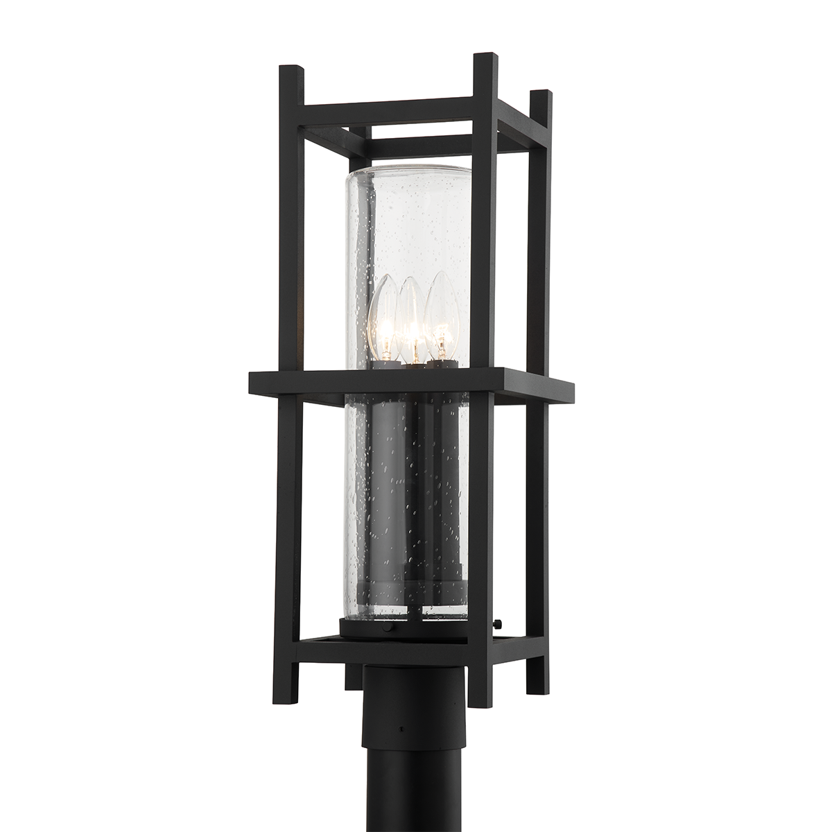 Troy Lighting 3 LIGHT MEDIUM EXTERIOR POST P7522 Outdoor l Post/Pier Mounts Troy Lighting TEXTURED BLACK  