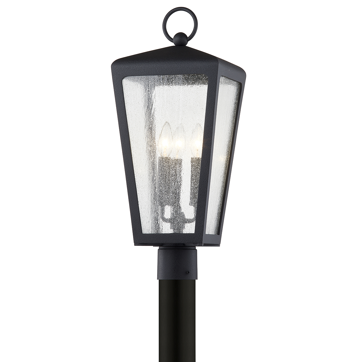 Troy Lighting MARIDEN 3LT POST P7605 Outdoor l Post/Pier Mounts Troy Lighting TEXTURED BLACK  