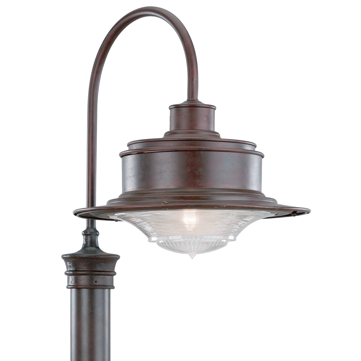 Troy Lighting SOUTH STREET 1LT POST DOWNLIGHT MEDIUM OLD RUST P9393 Outdoor l Post/Pier Mounts Troy Lighting OLD RUST  